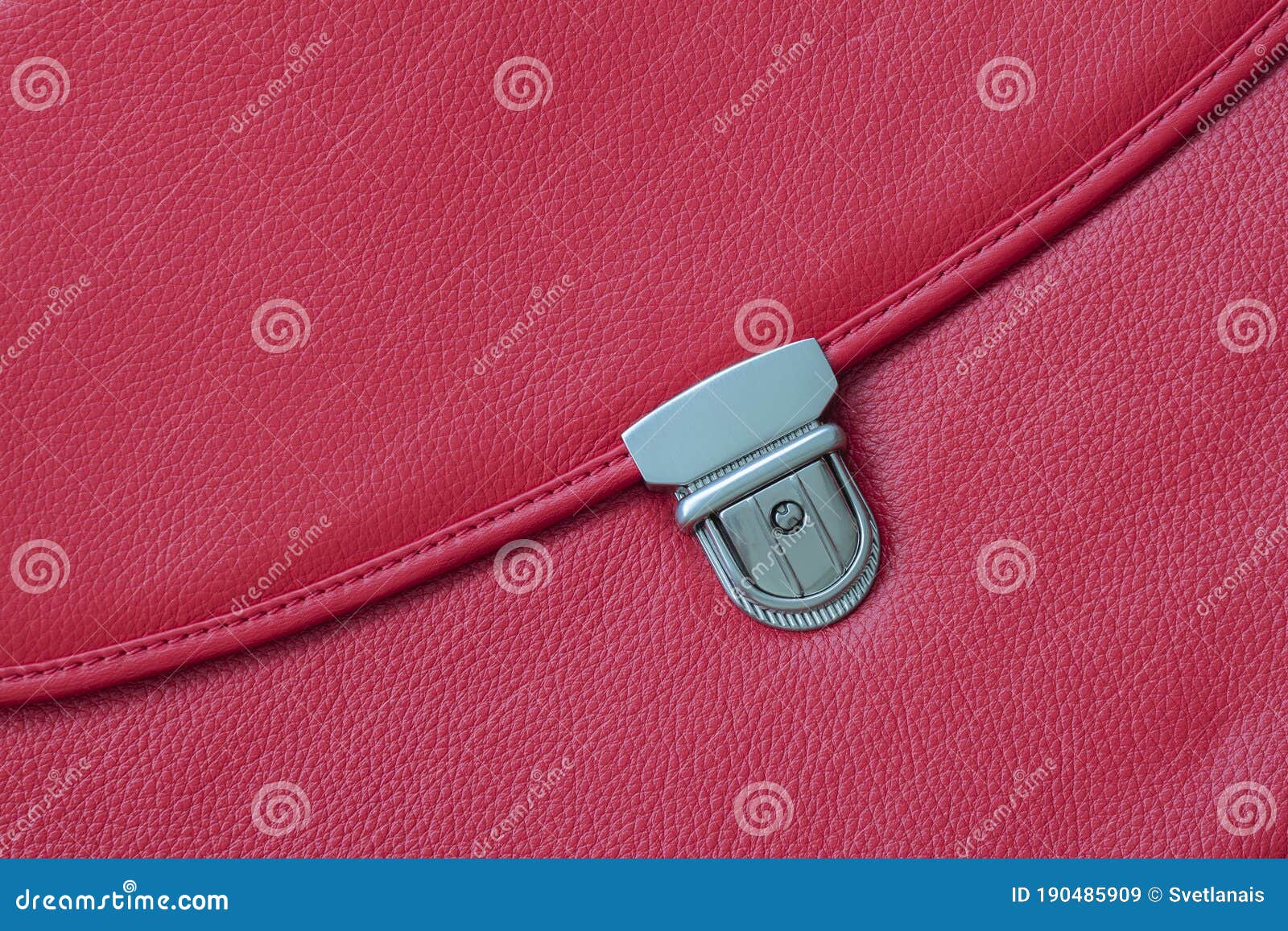 Close-up Texture of Briefcase, Handbag from Genuine Leather with Metal ...
