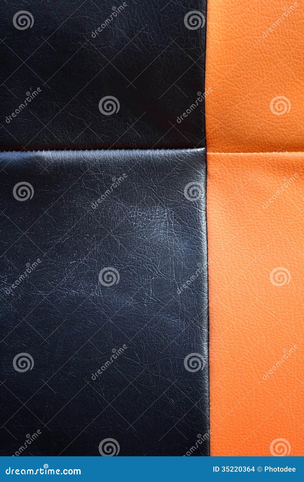 Closeup Texture of Vintage Black Leather Sofa Stock Photo Image of