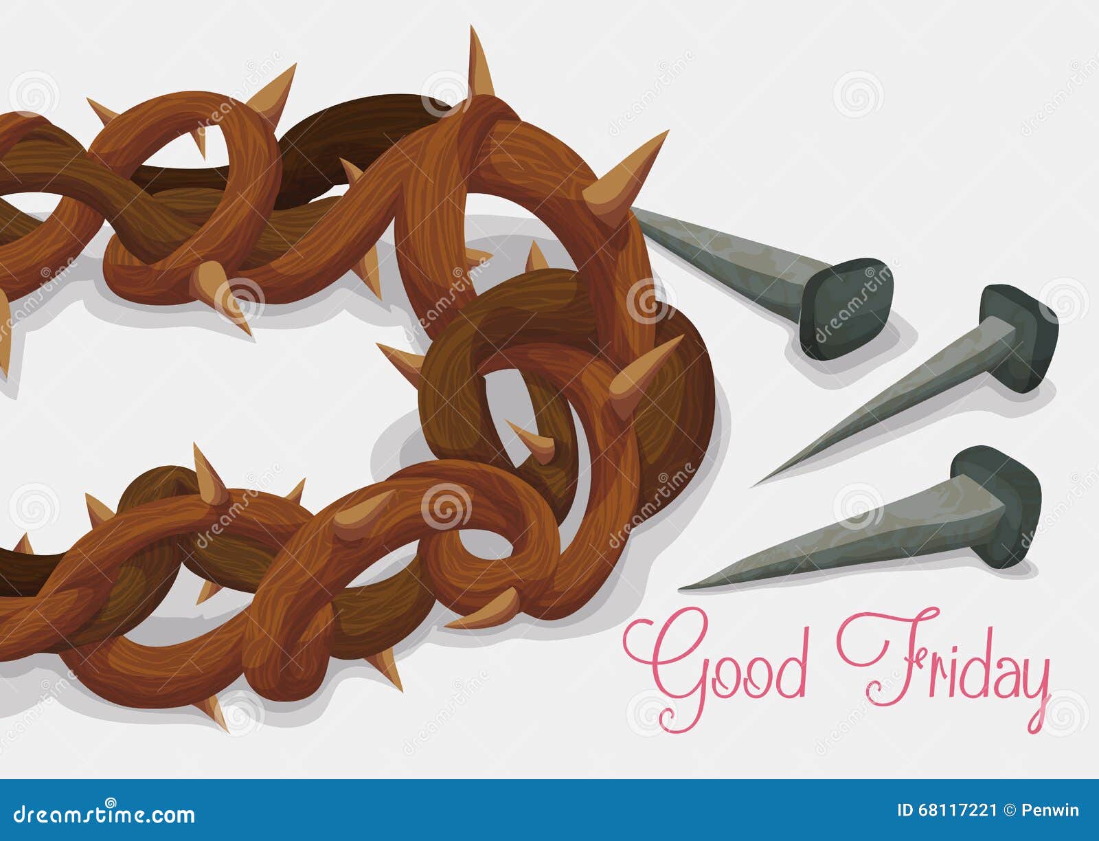 Download Close-up To Crown Of Thorns And Rusty Nails For Good ...