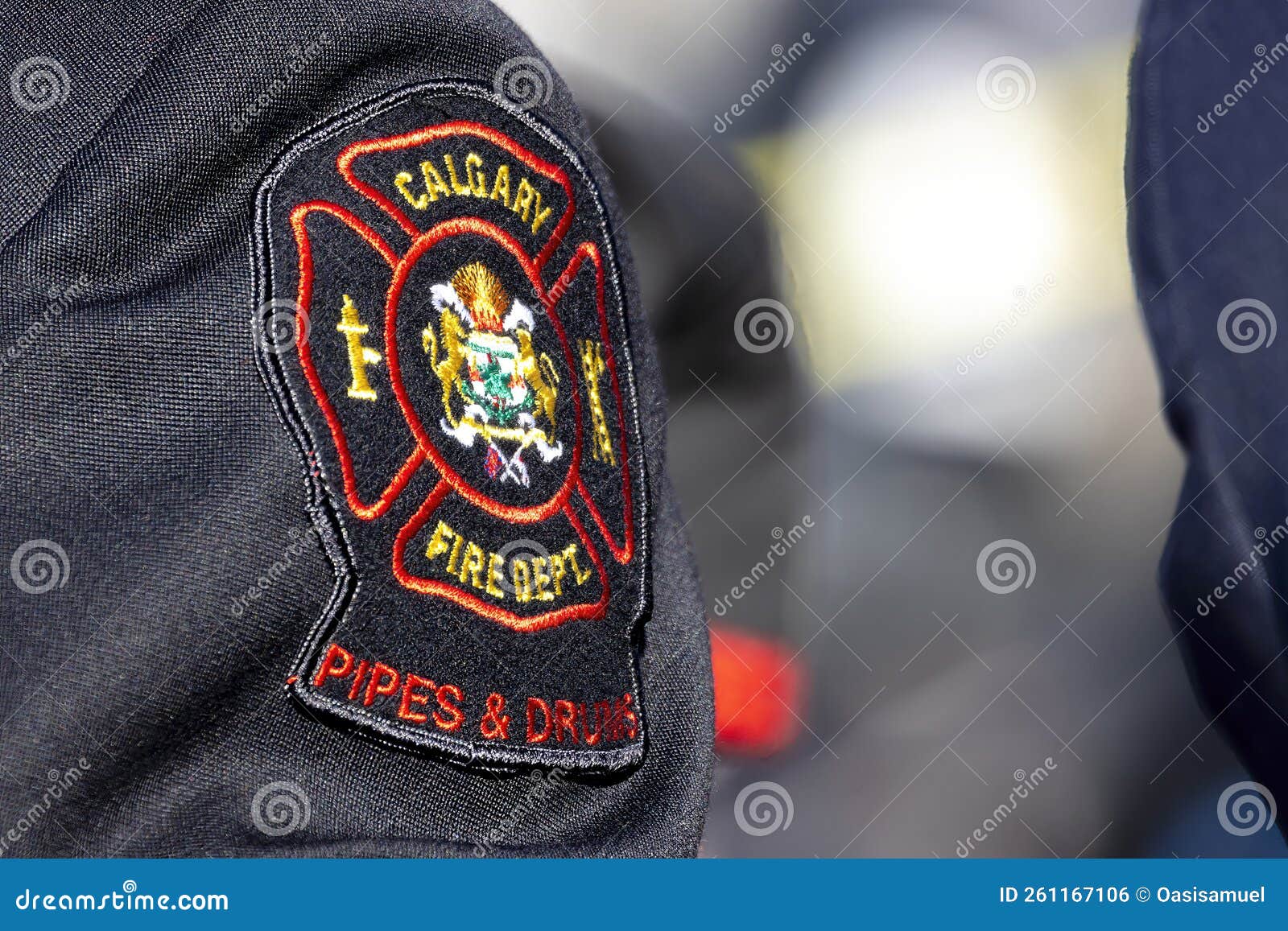 Fire Department EMT Patch stock photo. Image of police - 122930054