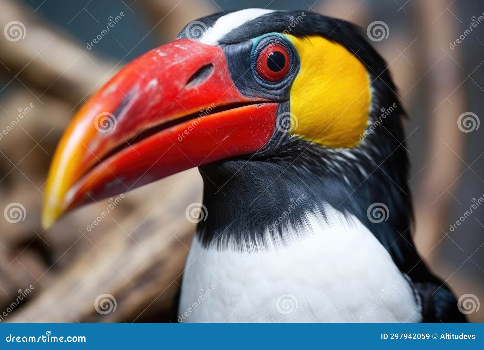 Close Up Of A Toucans Colorful And Large Beak Stock Illustration Close Up Of A Toucans Colorful And Large Beak Stock Illustration