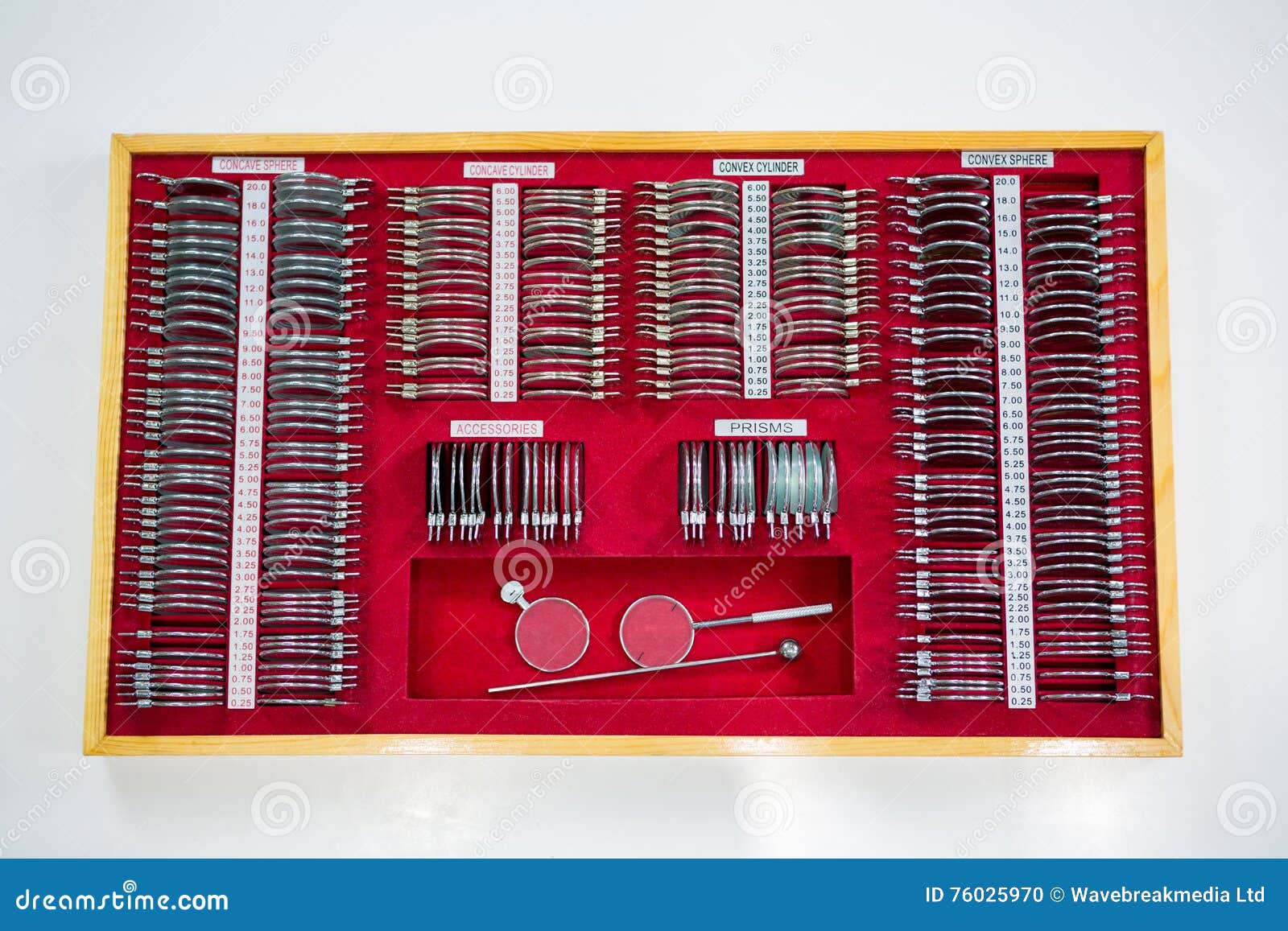 Trial Lens Box For Optometrist Eyes Analysis RoyaltyFree Stock