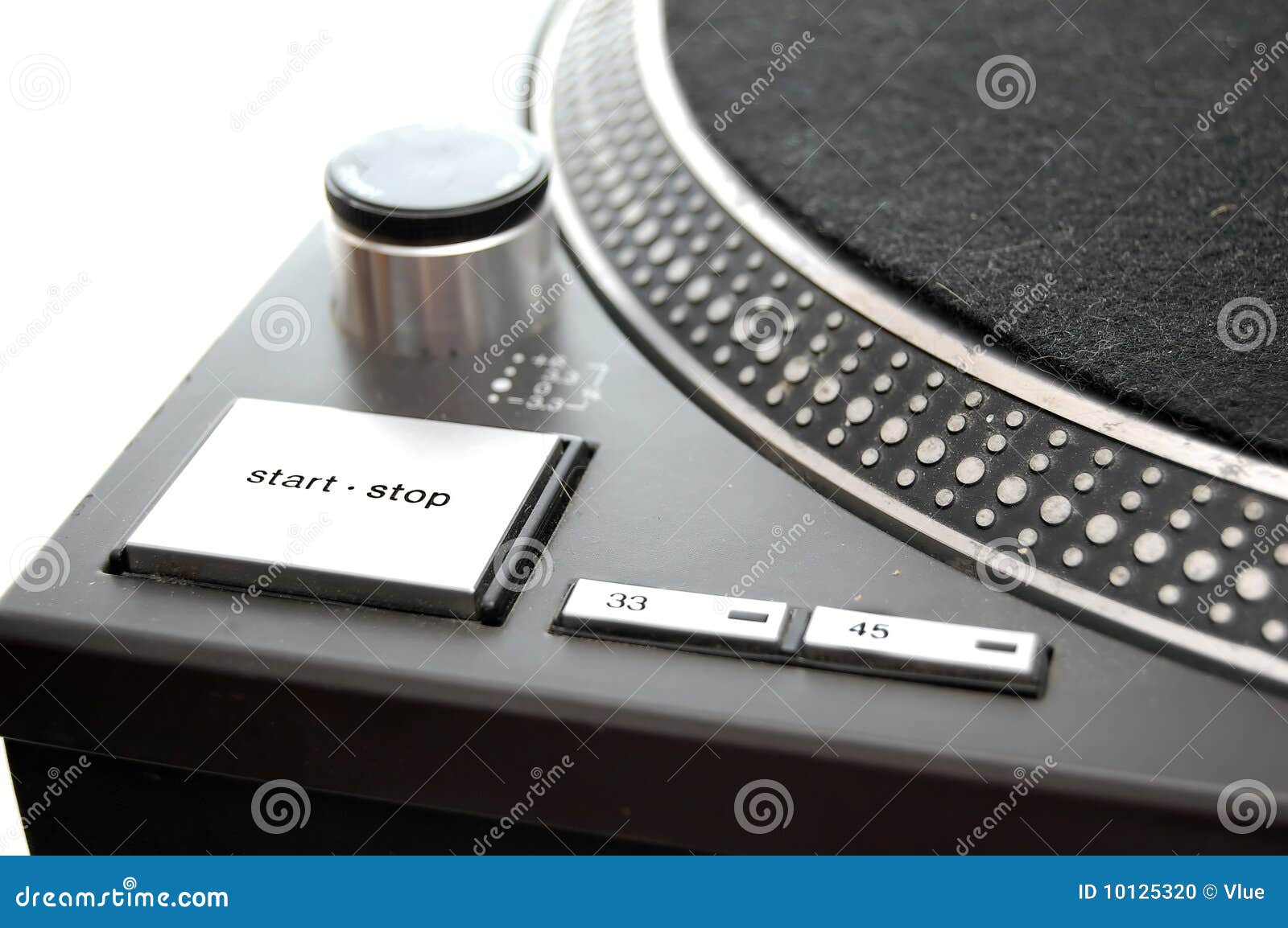 Close up of Turntable stock photo. Image of disc, scratch 10125320