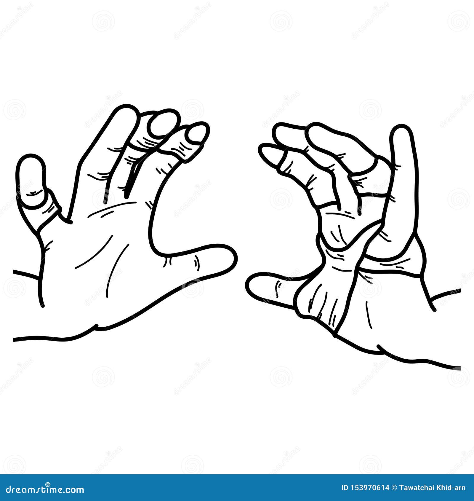 2 closed hands drawing 2 closed hands drawing