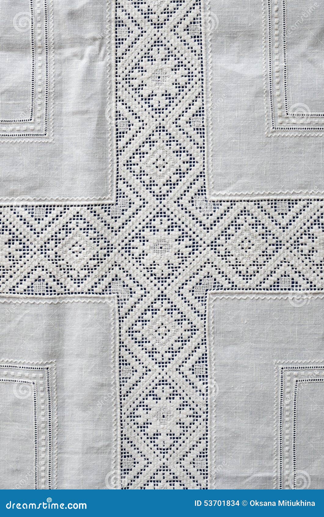 Closeup of the Ukrainian Whitework Stock Photo Image of embroidery