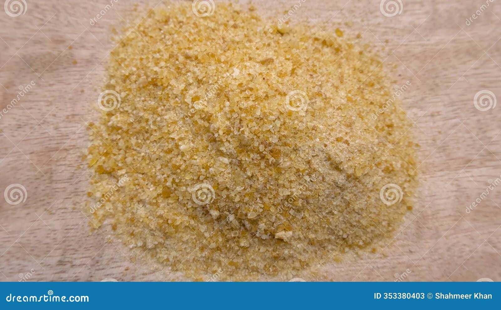 close-up of unflavored beef gelatin powder for cooking, baking, and protein recipes