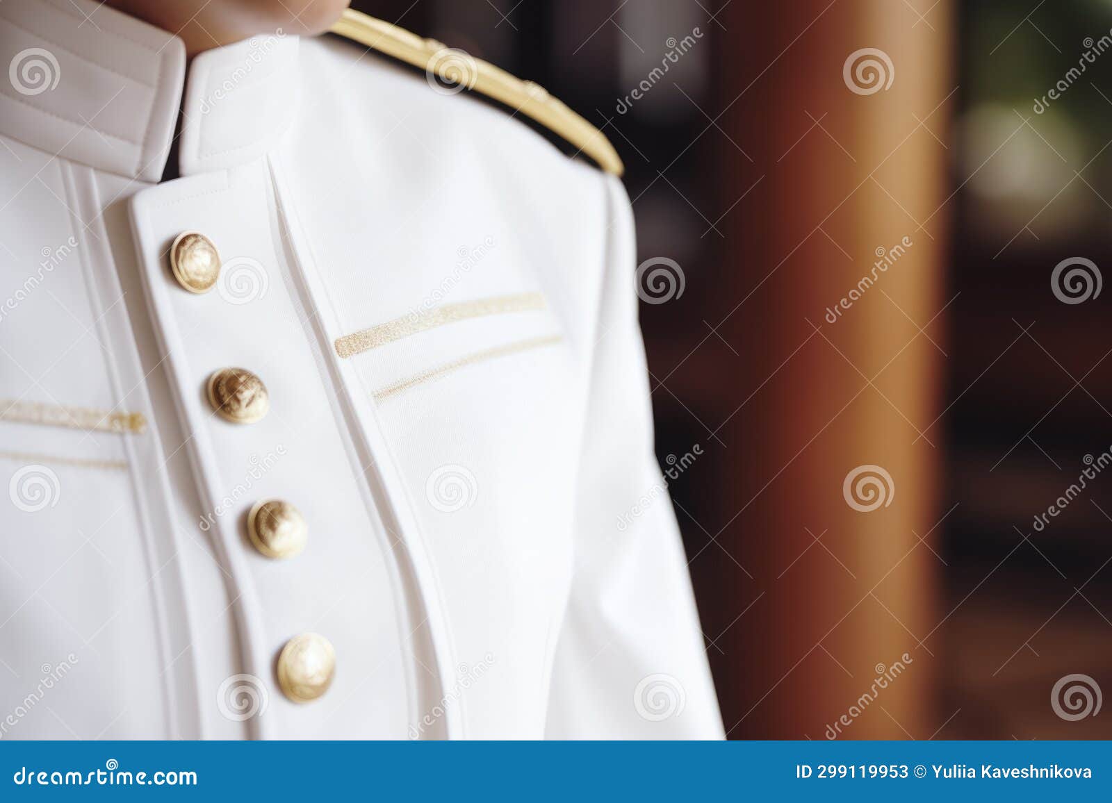 Close Up Unrecognizable Serious Mature Male Man Professional Marine ...