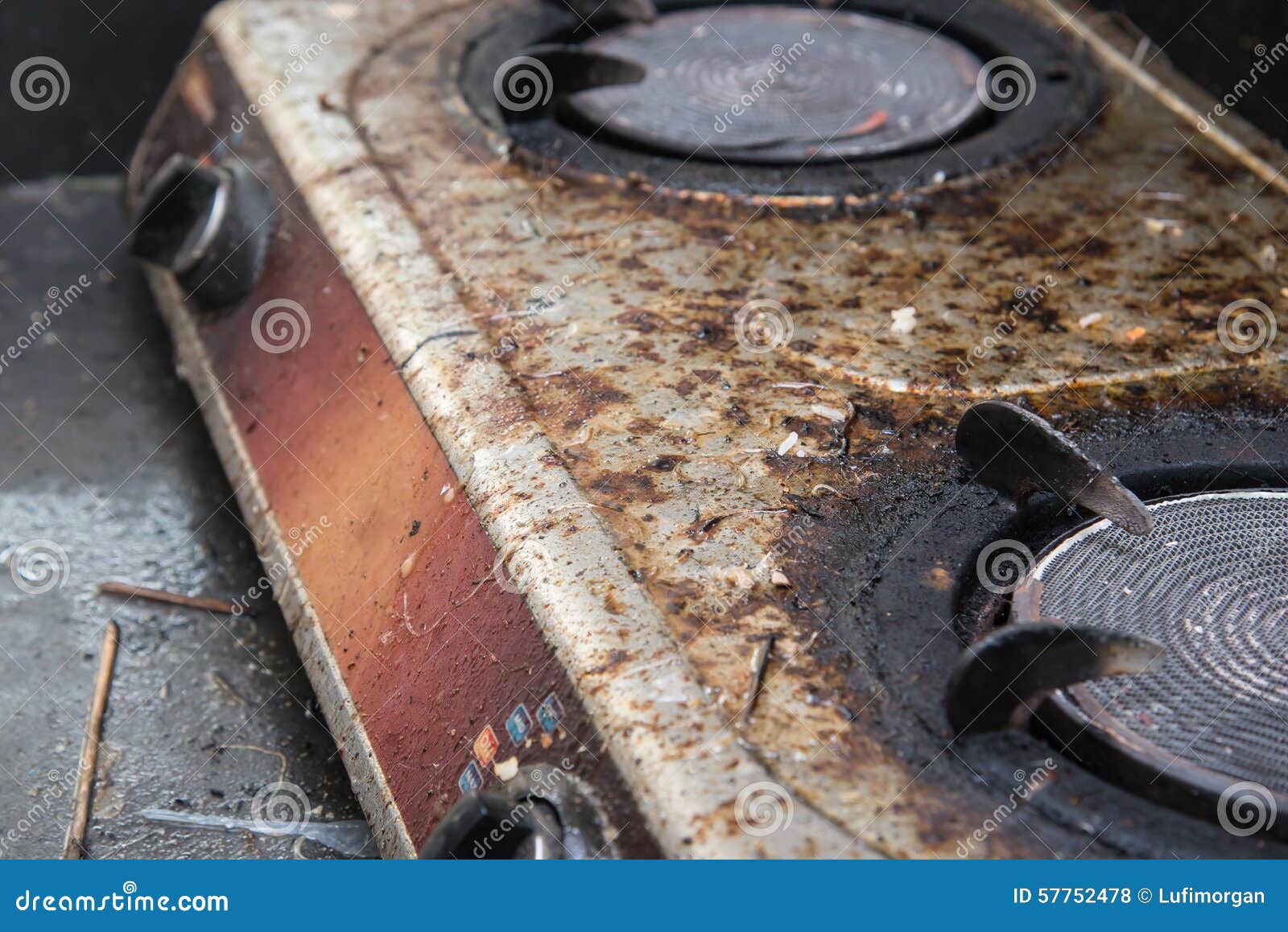 Close Up of Very Dirty Gas Burner Stock Photo Image of steel, ladle