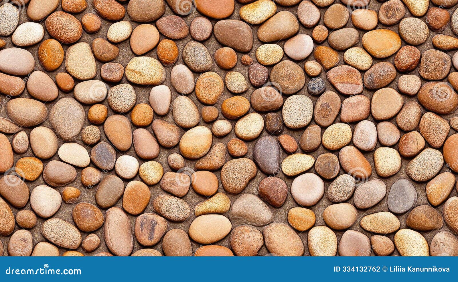 a close-up view displays a variety of small, smooth white pebbles arranged on a natural stone surface, showcasing