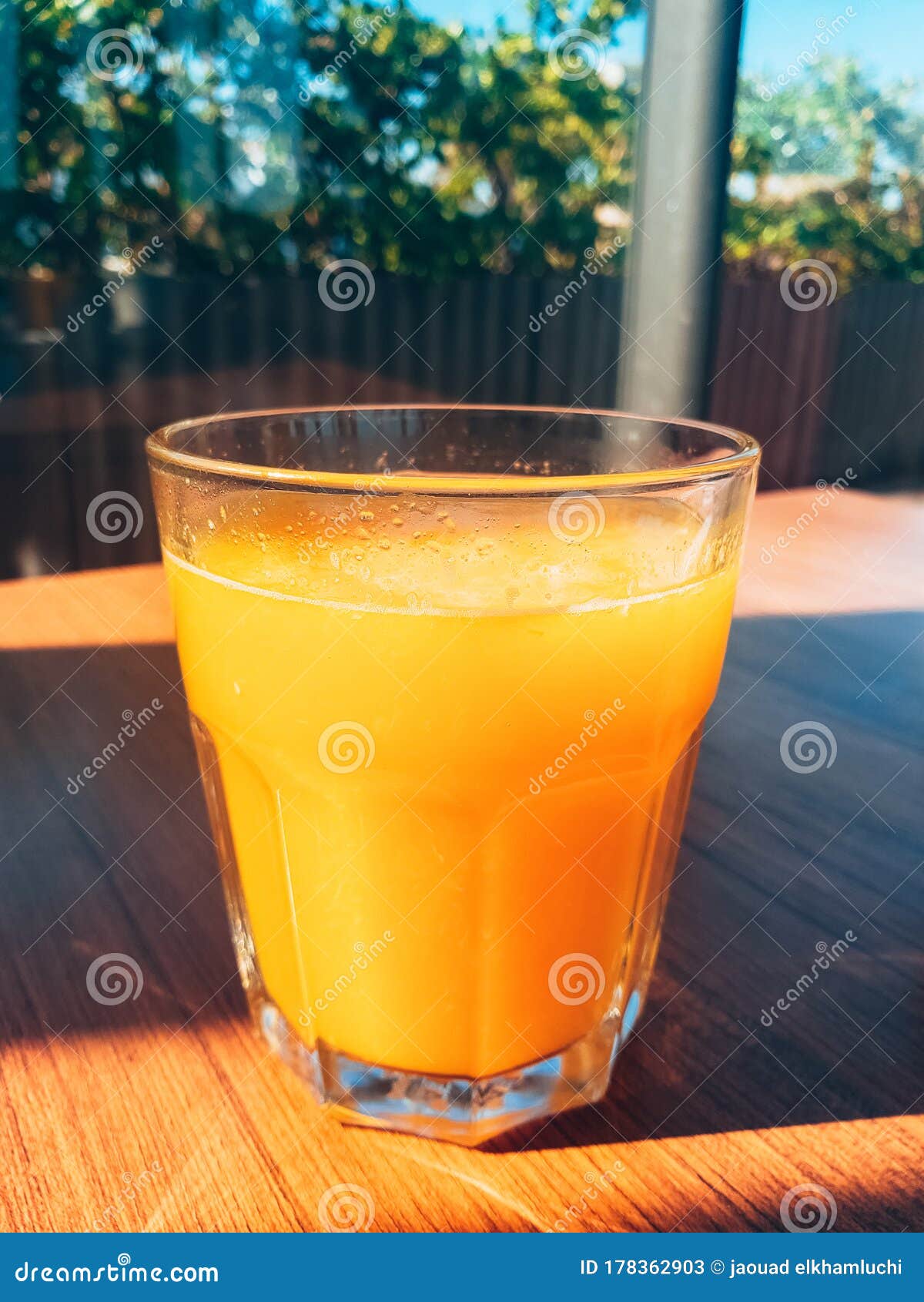 Close Up View of a Glass of Orange Juice Stock Image Image of fashion