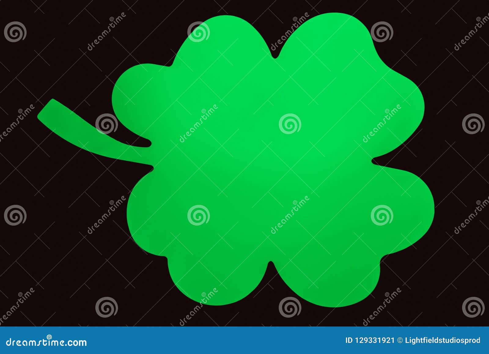 close-up view of green clover 