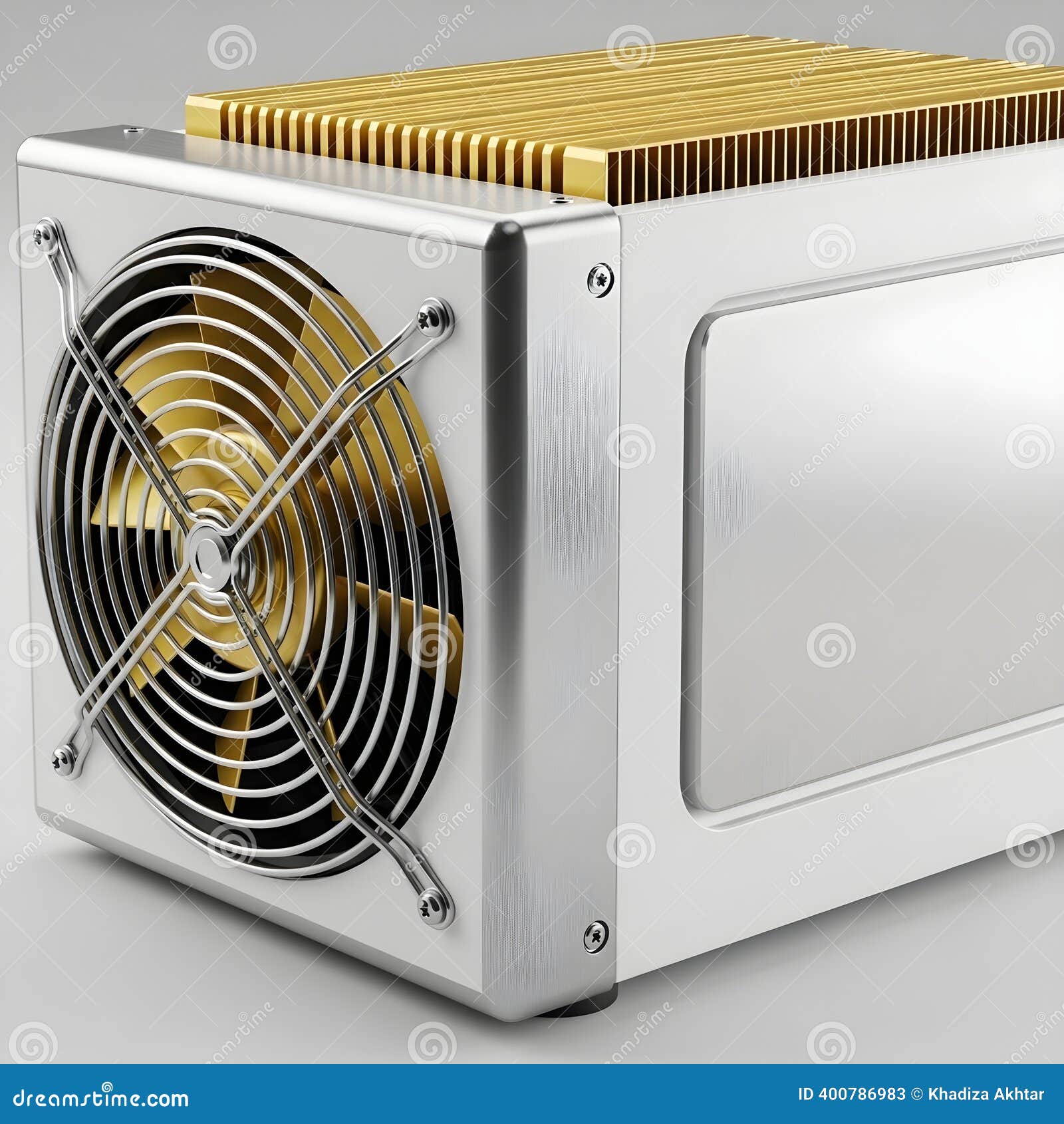 Advanced Cryptocurrency Mining Hardware with Powerful Cooling System and  High-performance Components Stock Illustration - Illustration of power,  system: 400786983
