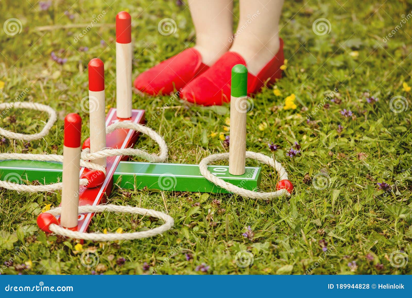 Close Up View Of Ring Pole Tossing Game Outdoors In Home Garden Summer Day Stock Photo Image Of Home Detail Close Up View Of Ring Pole Tossing Game Outdoors In Home Garden Summer Day Stock Photo Image Of Home Detail