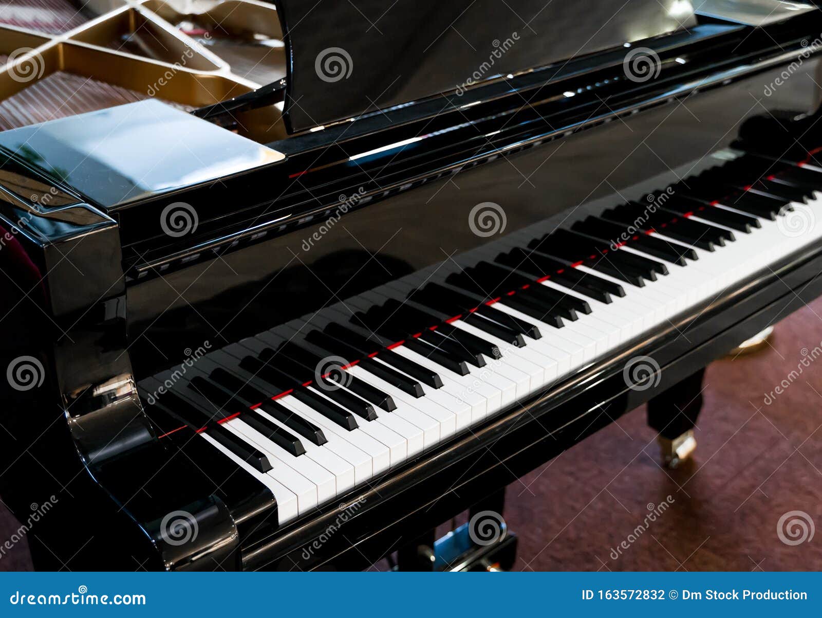Royal grand piano keys stock photo. Image of acoustic 163572832