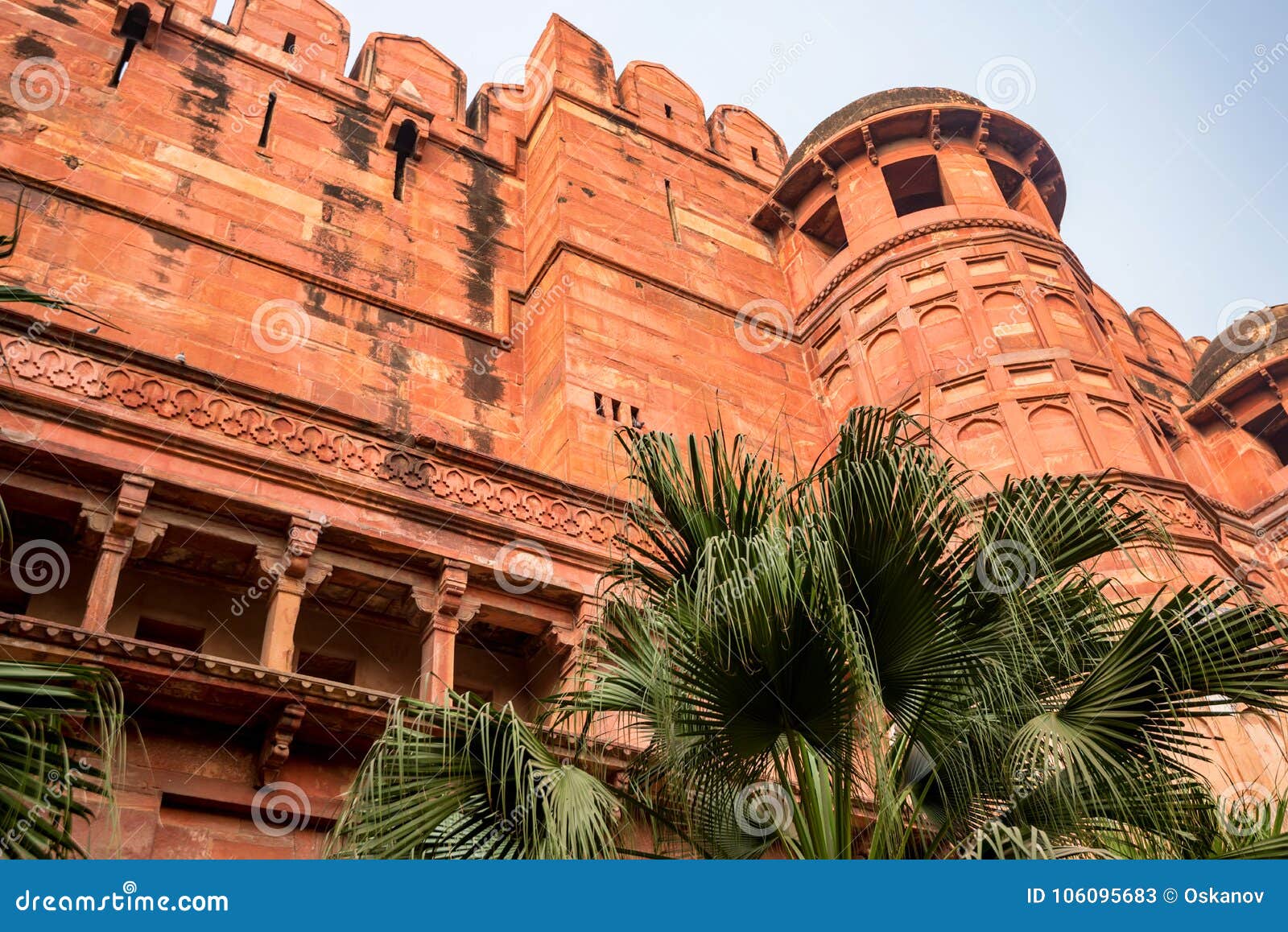 Red Fort Situated In Agra India Stock Image Image Of Landmark
