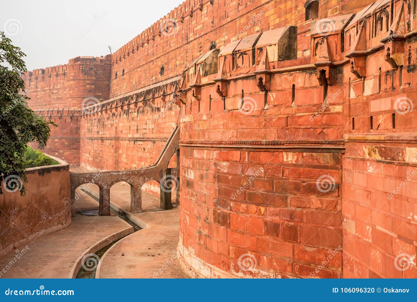 Red Fort Situated In Agra India Stock Photo Image Of Gate