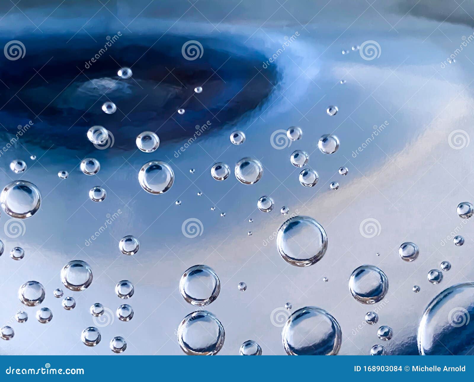 Abstract of Water Bubbles in a Jug Stock Photo Image of isolated