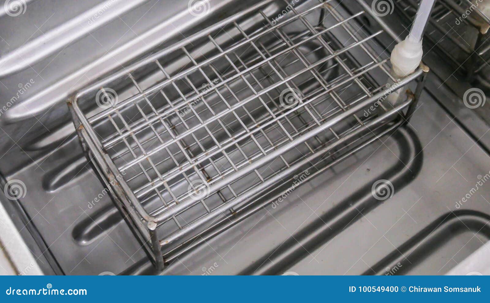 Close Up on Water Bath Temperature Control. Stock Photo Image of