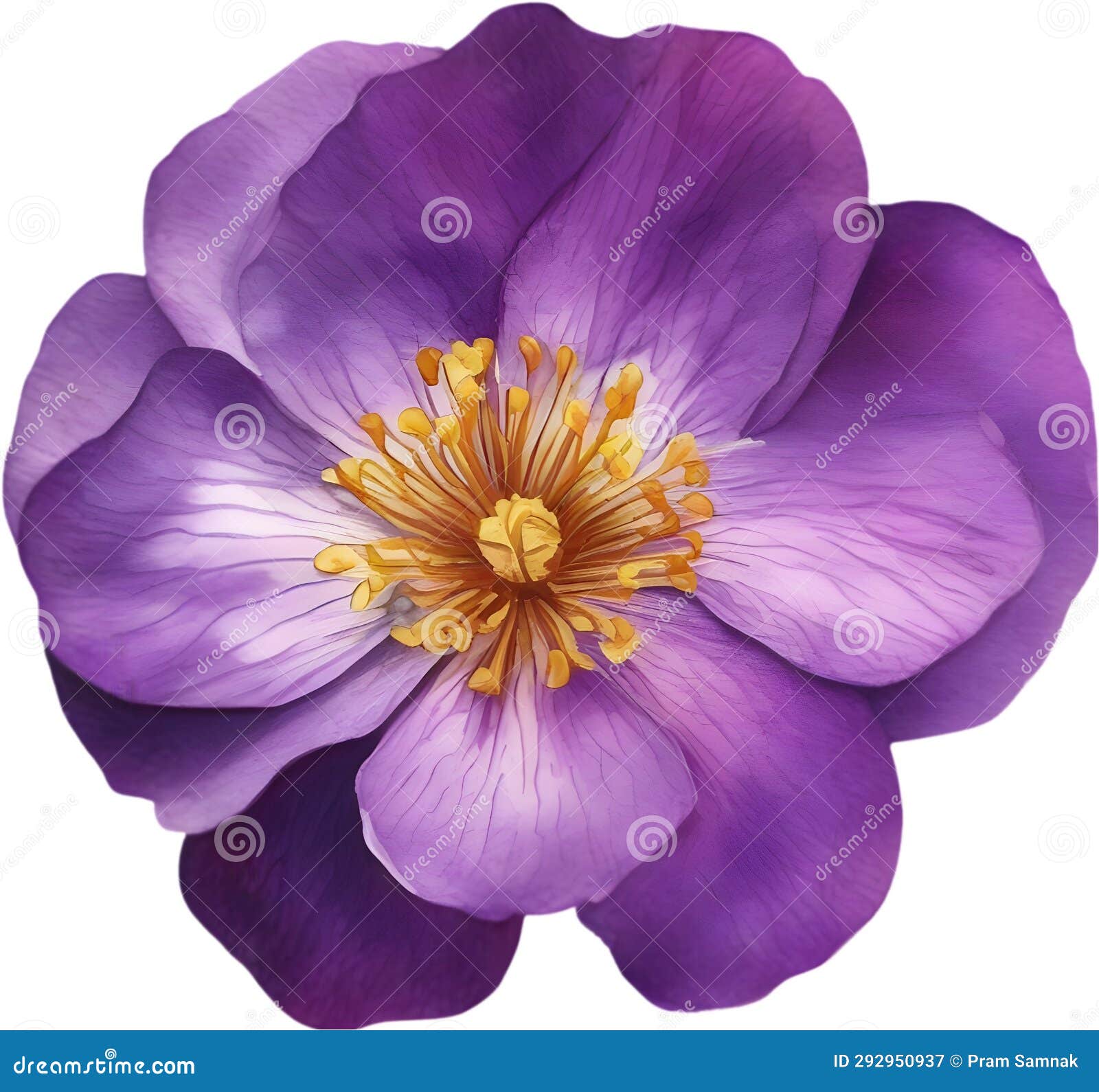 a bouquet of violet flowers. ai-generated.