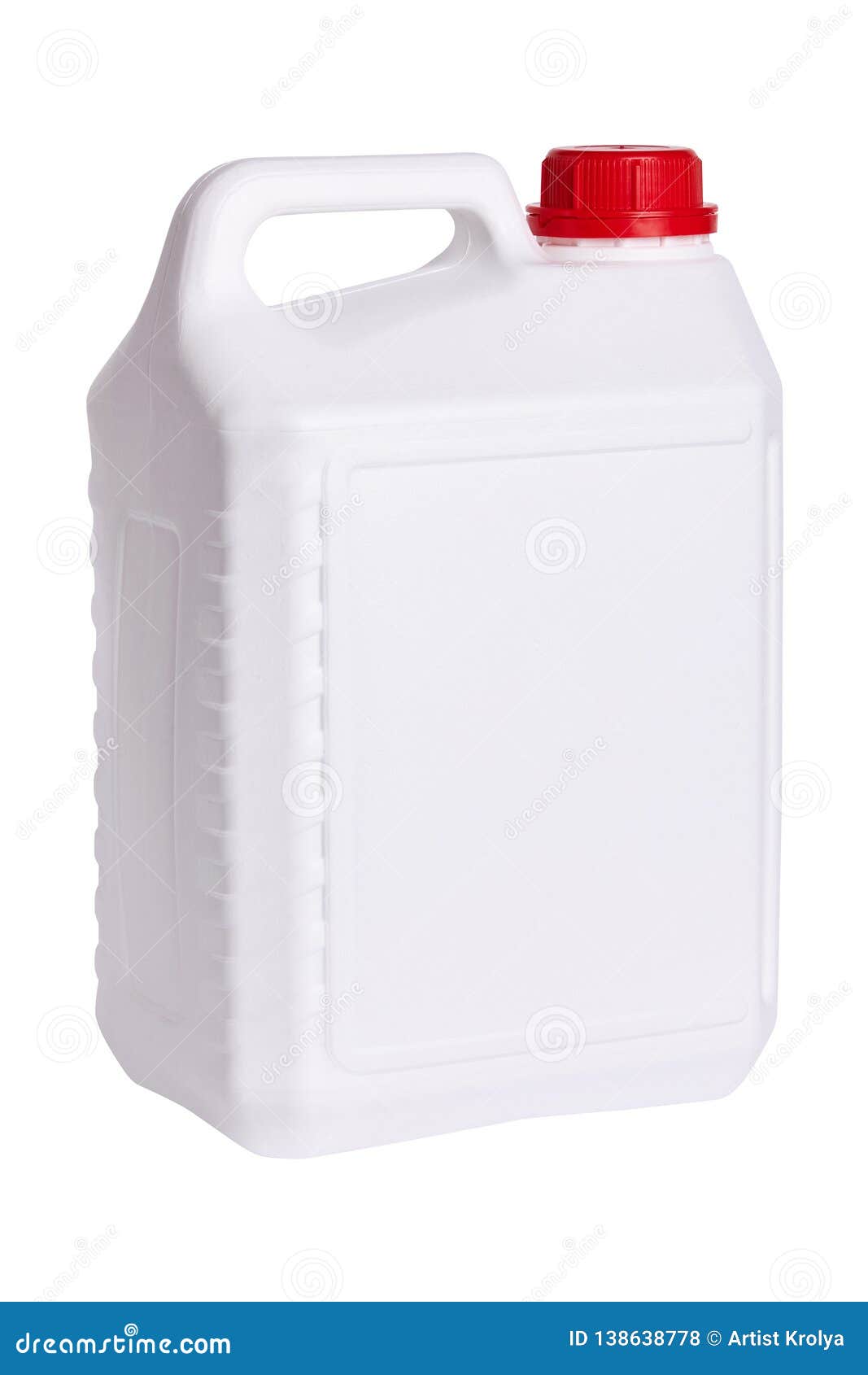 Close Up Of A White Container On White Background Stock Photo - Image ...