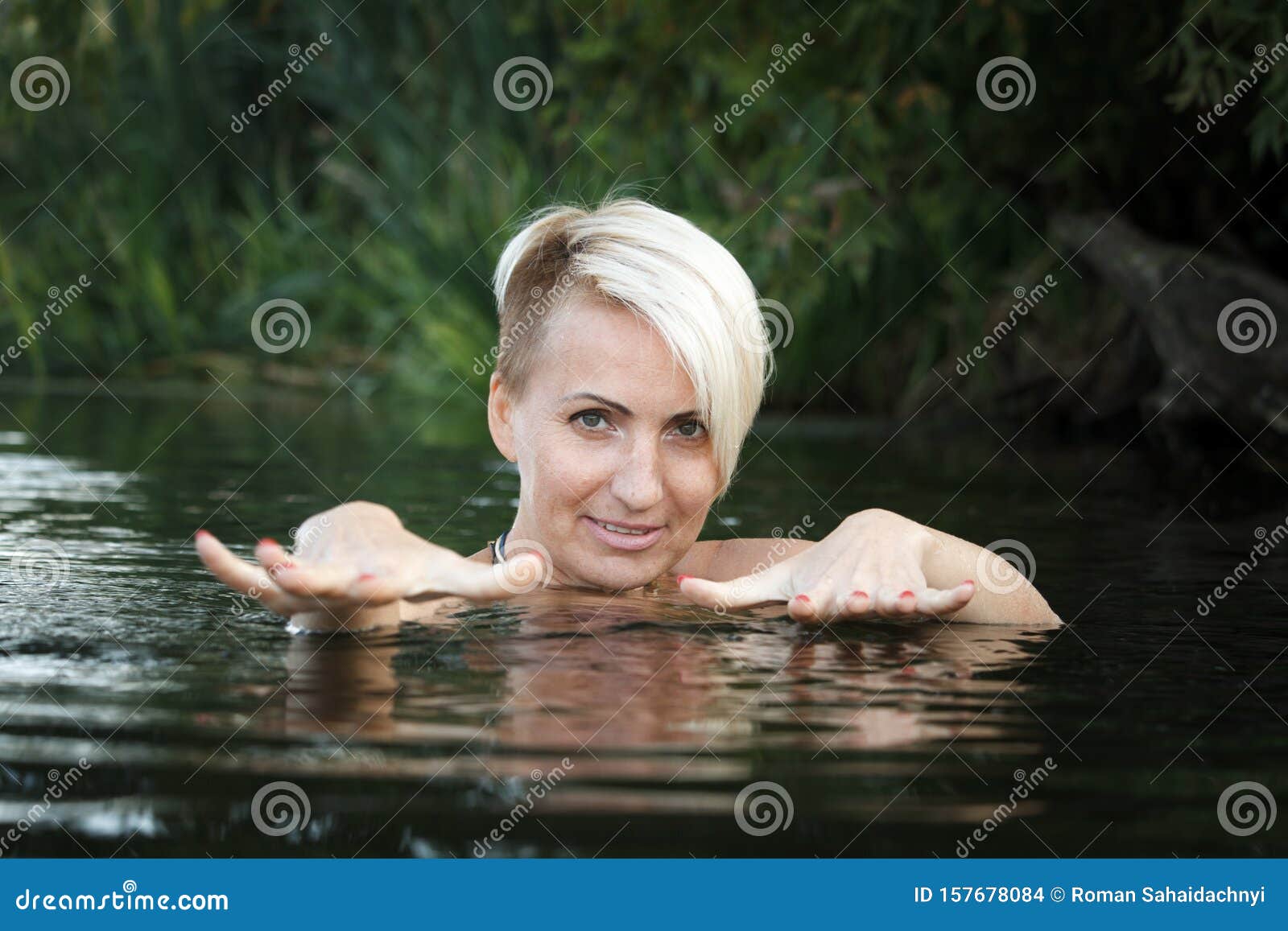 Topless Middle Age Woman Stock Photos - Free & Royalty-Free Stock