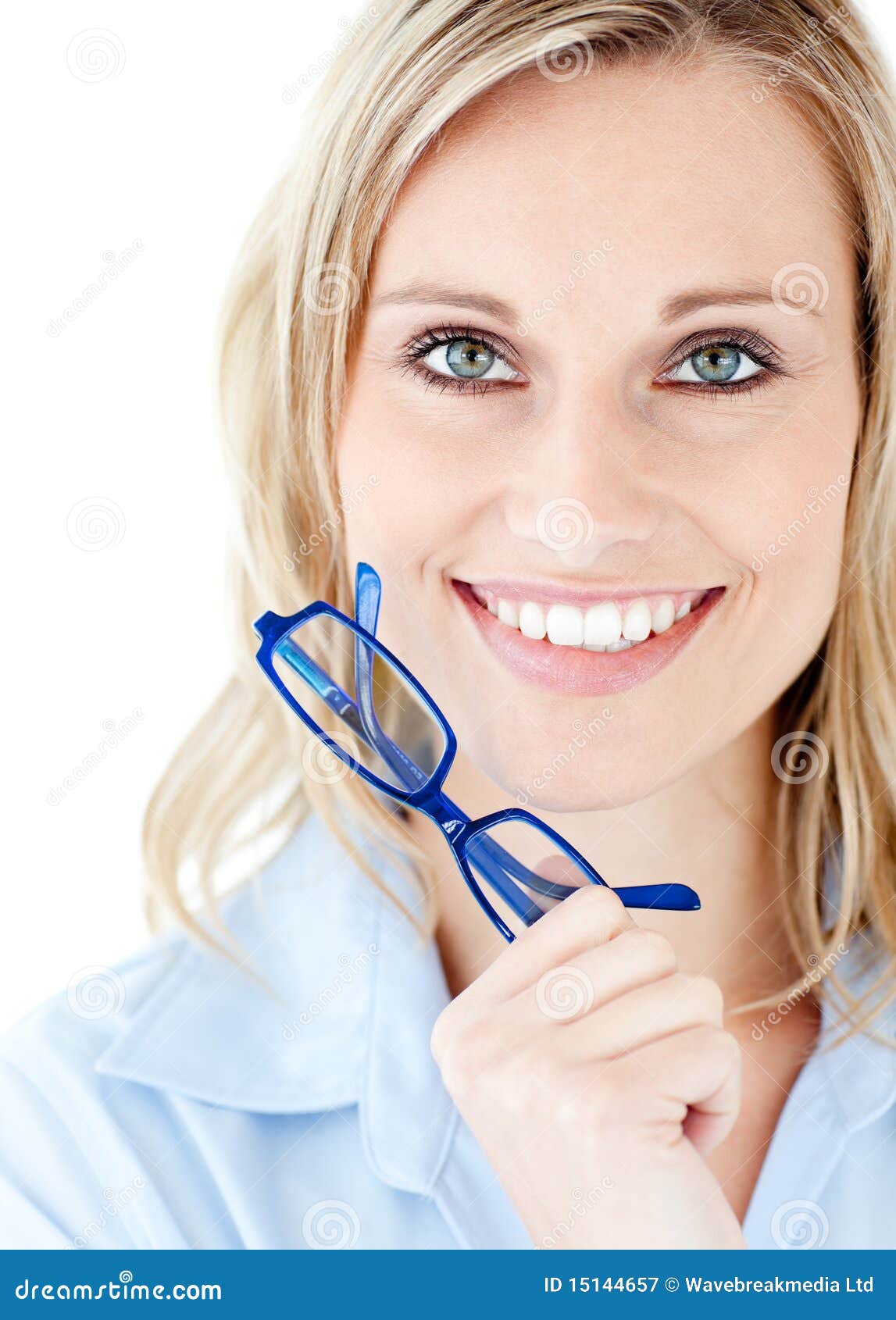 Closeup of a Woman Holding Glasses Stock Image Image of happiness