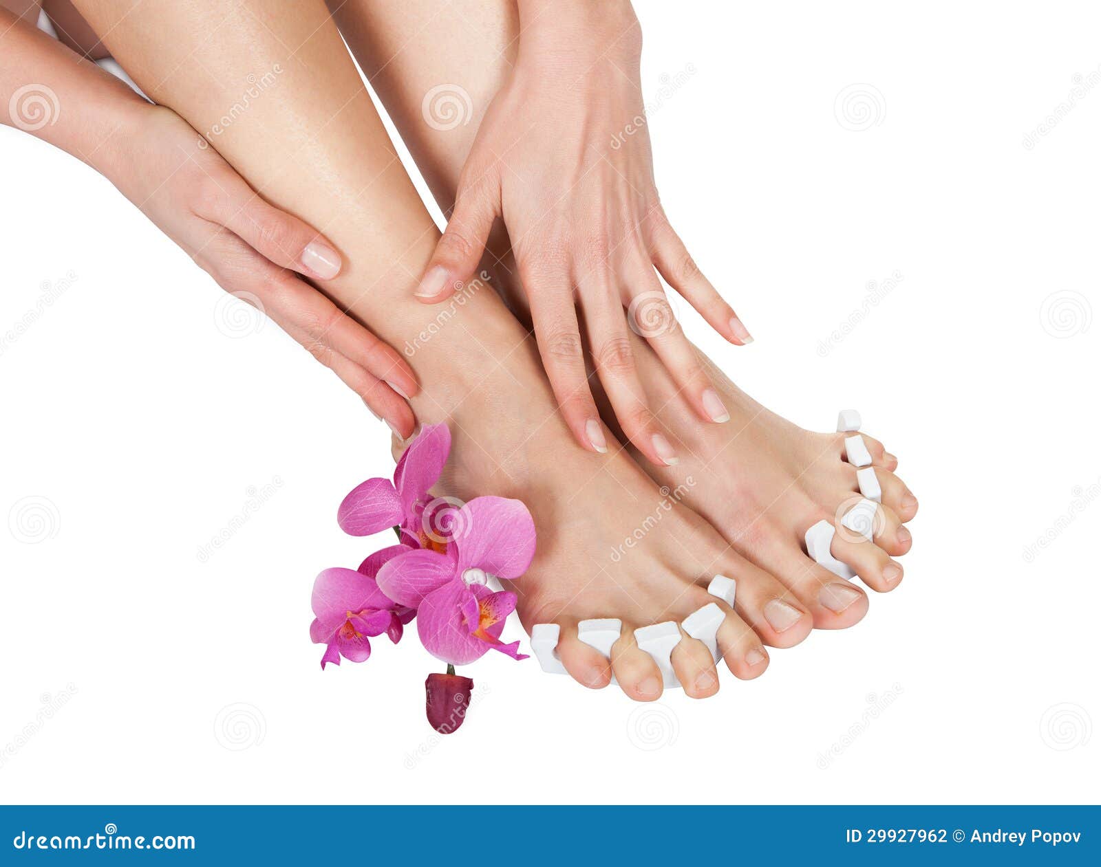 Pedicure Treatment For Woman's Feet Stock Photography - Image: 29927962