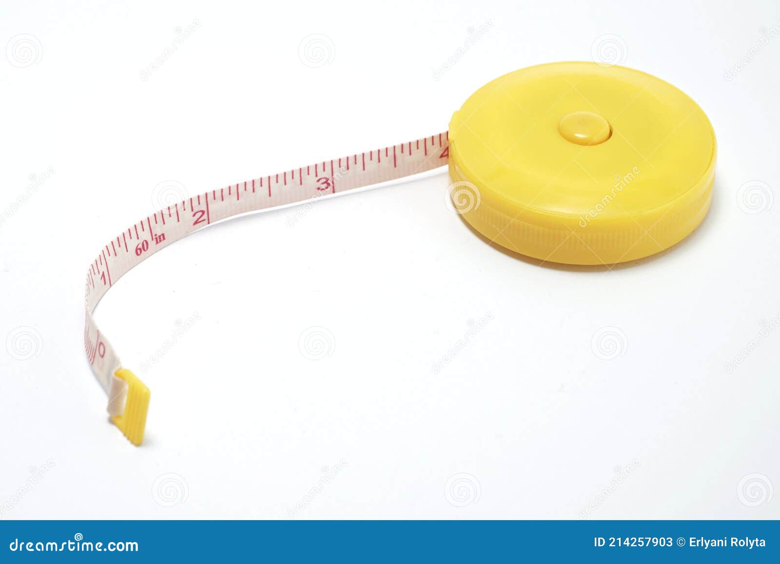 Yellow Flexible Measuring Tape for Sewing Stock Image - Image of flexible,  tape: 214257903