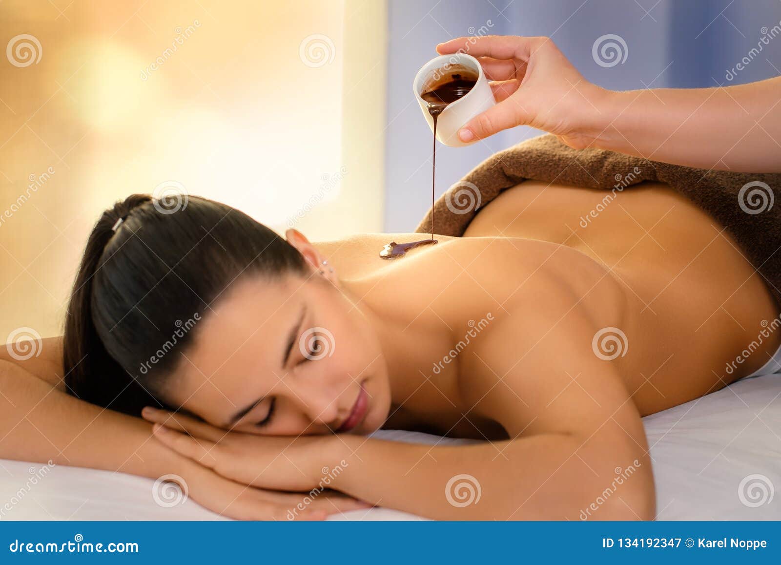 Sexy oil massage
