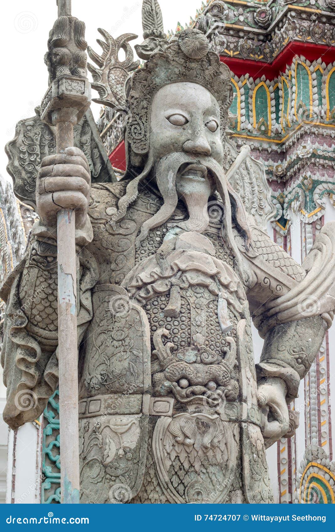 Closeups Statue the Face Chinese Ship Ballast. Stock Image Image of china, figure 74724707