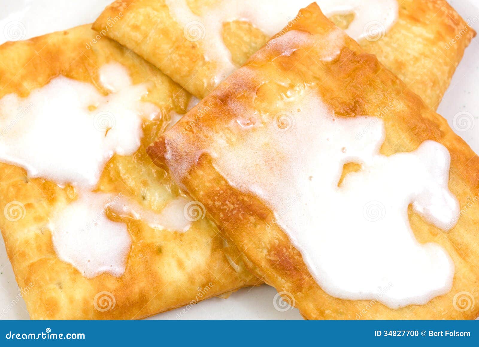 Close View of a Group of Iced Toaster Pastries Stock Photo Image of