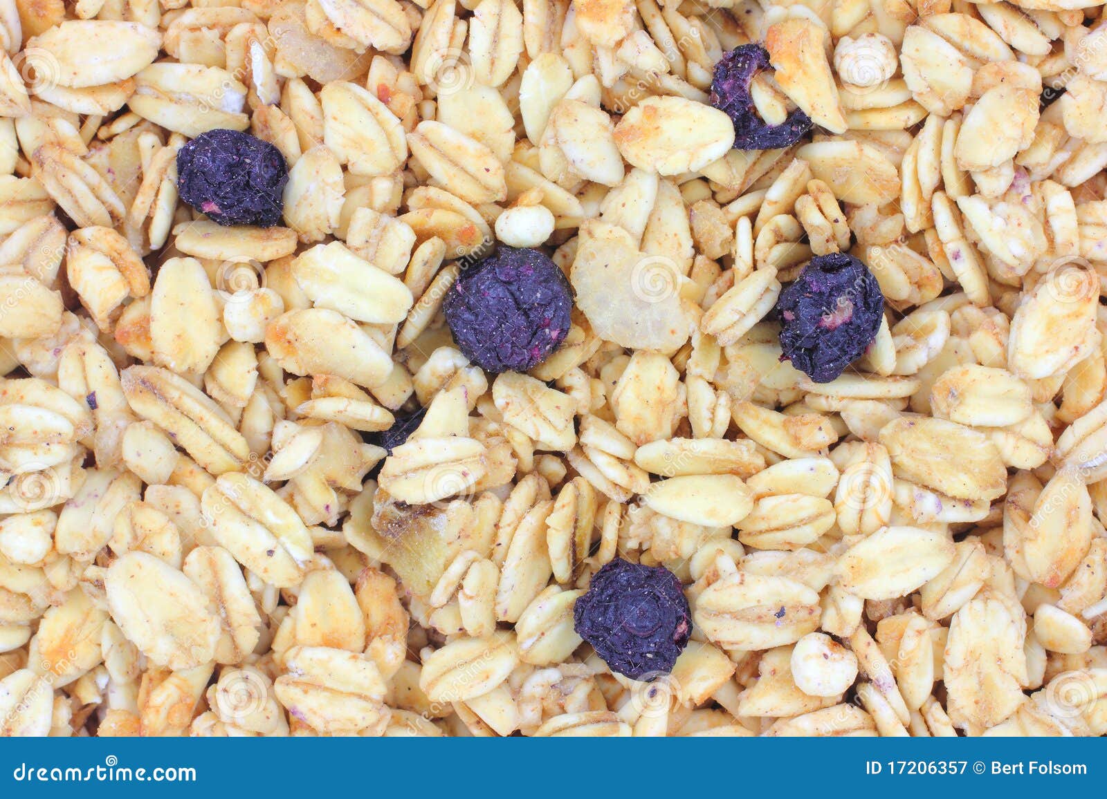 Close View of Imitation Blueberry Granola Cereal Stock Image Image of breakfast, cereal 17206357