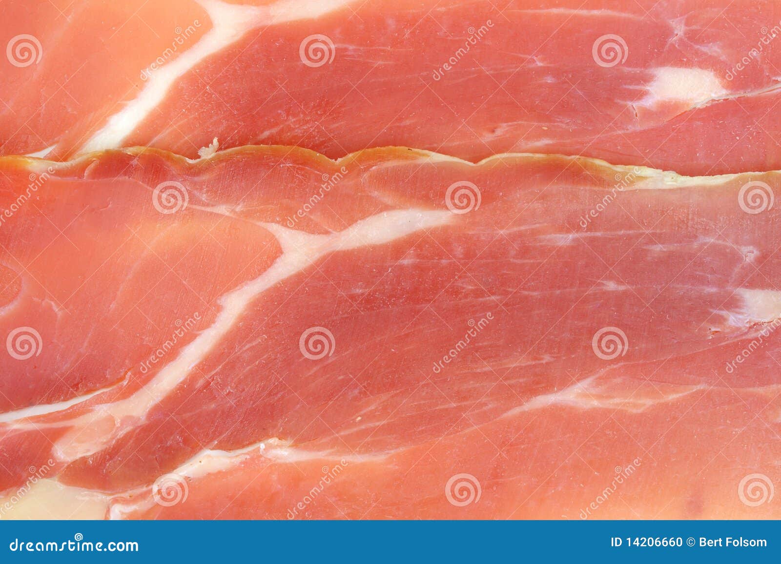 Close View of Prosciutto Ham Stock Photo Image of flat, product 14206660