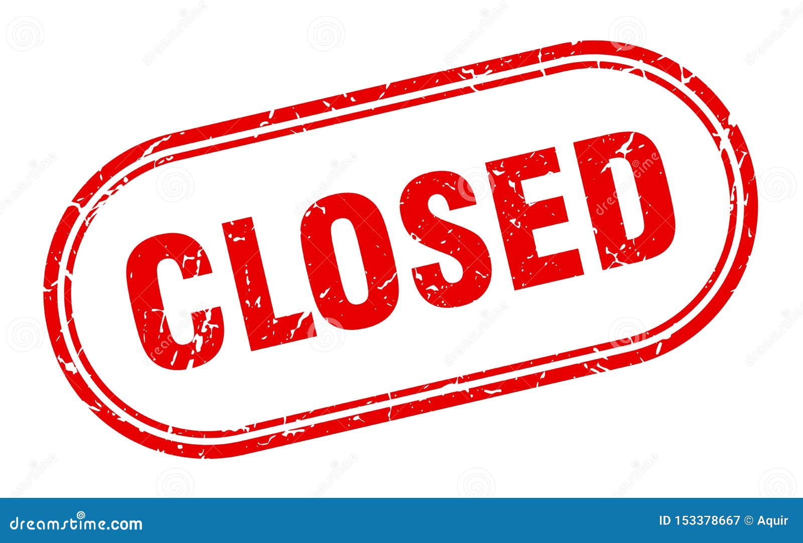 Closed stamp stock vector. Illustration of stamp, isolated - 153378667