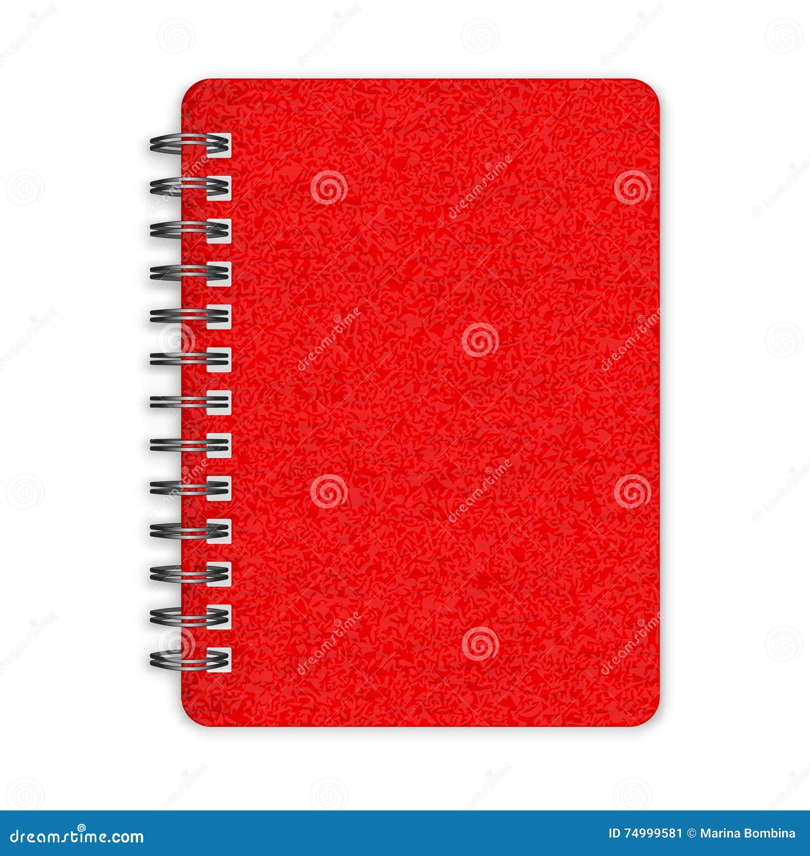 Blank White Paper Spiral Notebook Vector Royalty Free SVG, Cliparts,  Vectors, and Stock Illustration. Image 67957481.