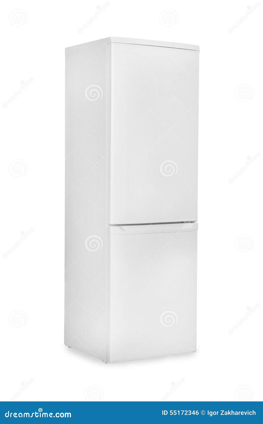 Closed refrigerator stock photo. Image of single, freshness 55172346