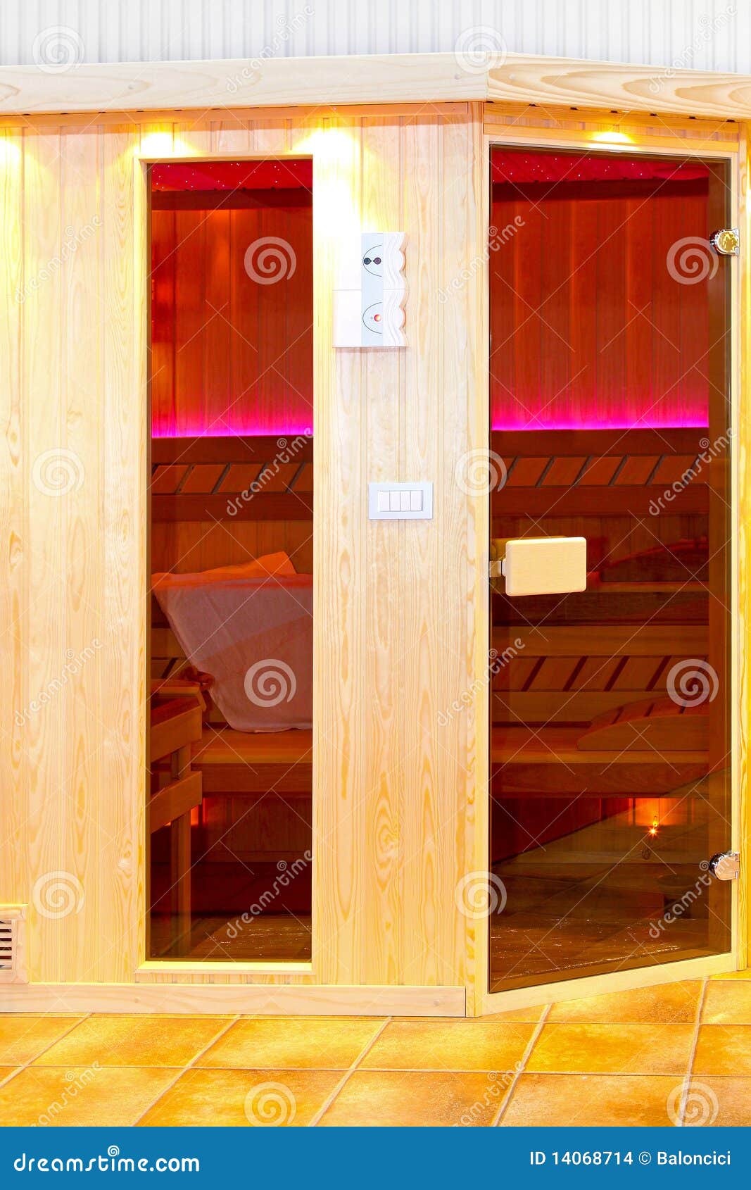 Closed sauna stock photo. Image of wooden, table, relaxing 14068714