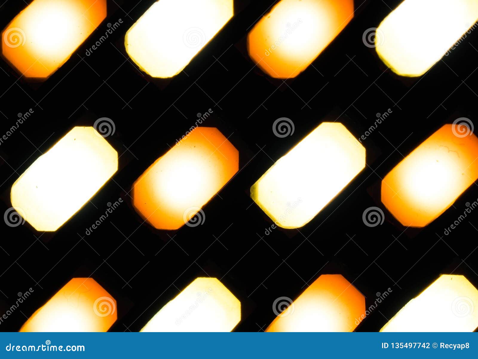 Blurred Cool and Warm Led Lights Stock Photo - Image of boost, board