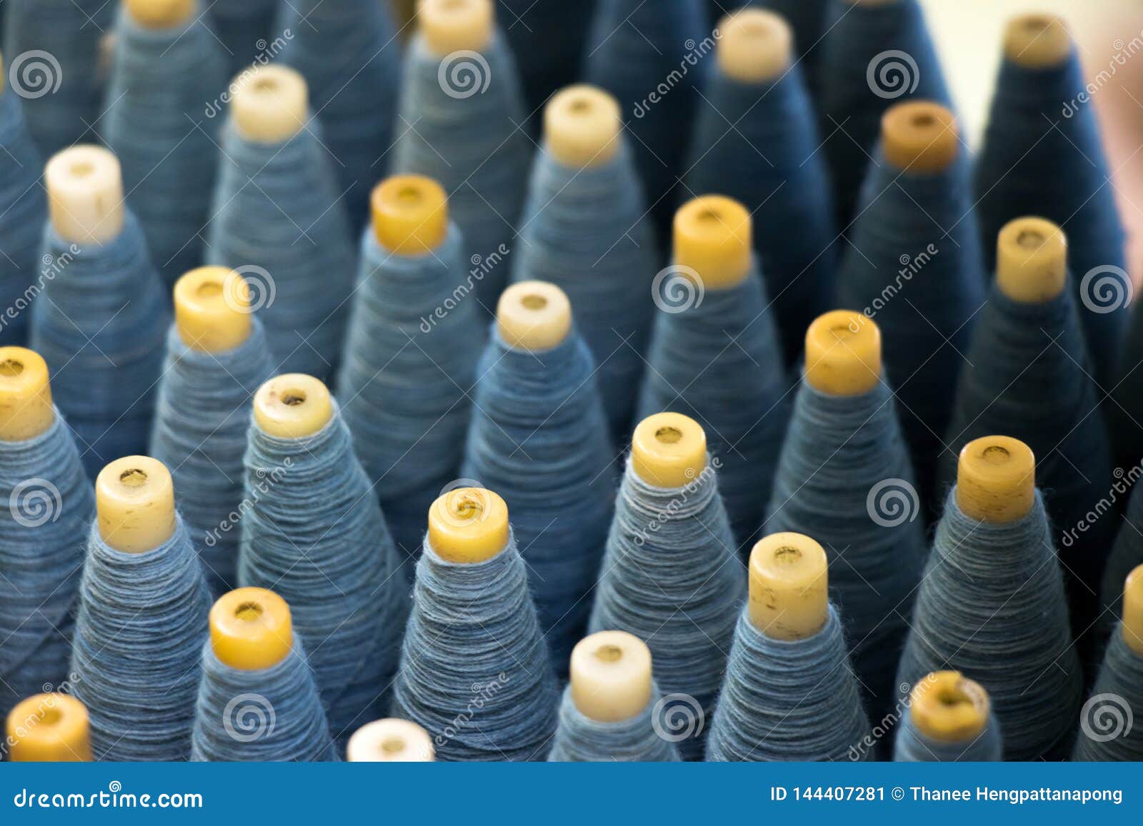 Closed Up Of Group Thread Spin Background Stock Image Image of