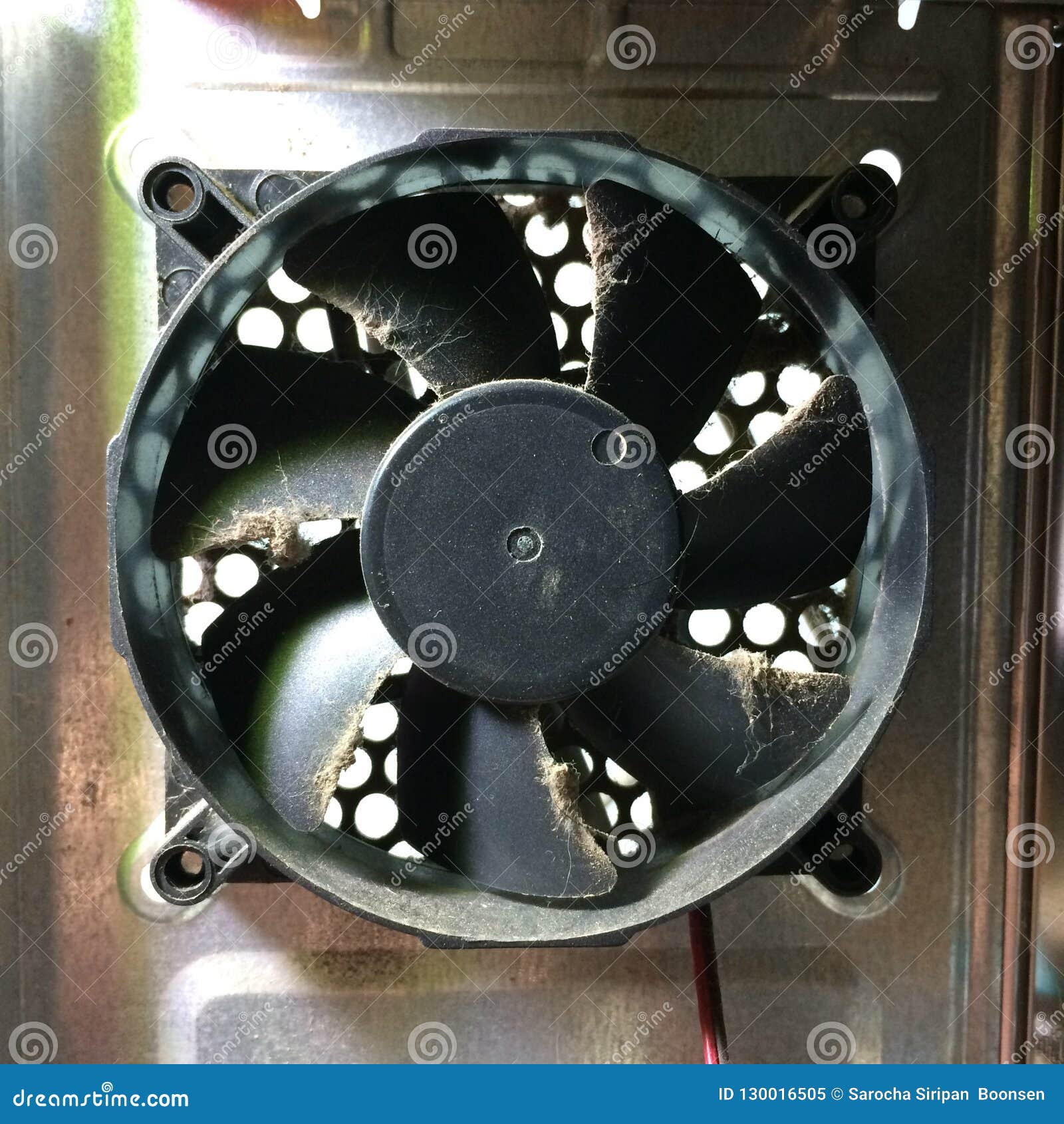 Closed Up Image of a Fan in Computer Stock Image Image of dusty, small 130016505