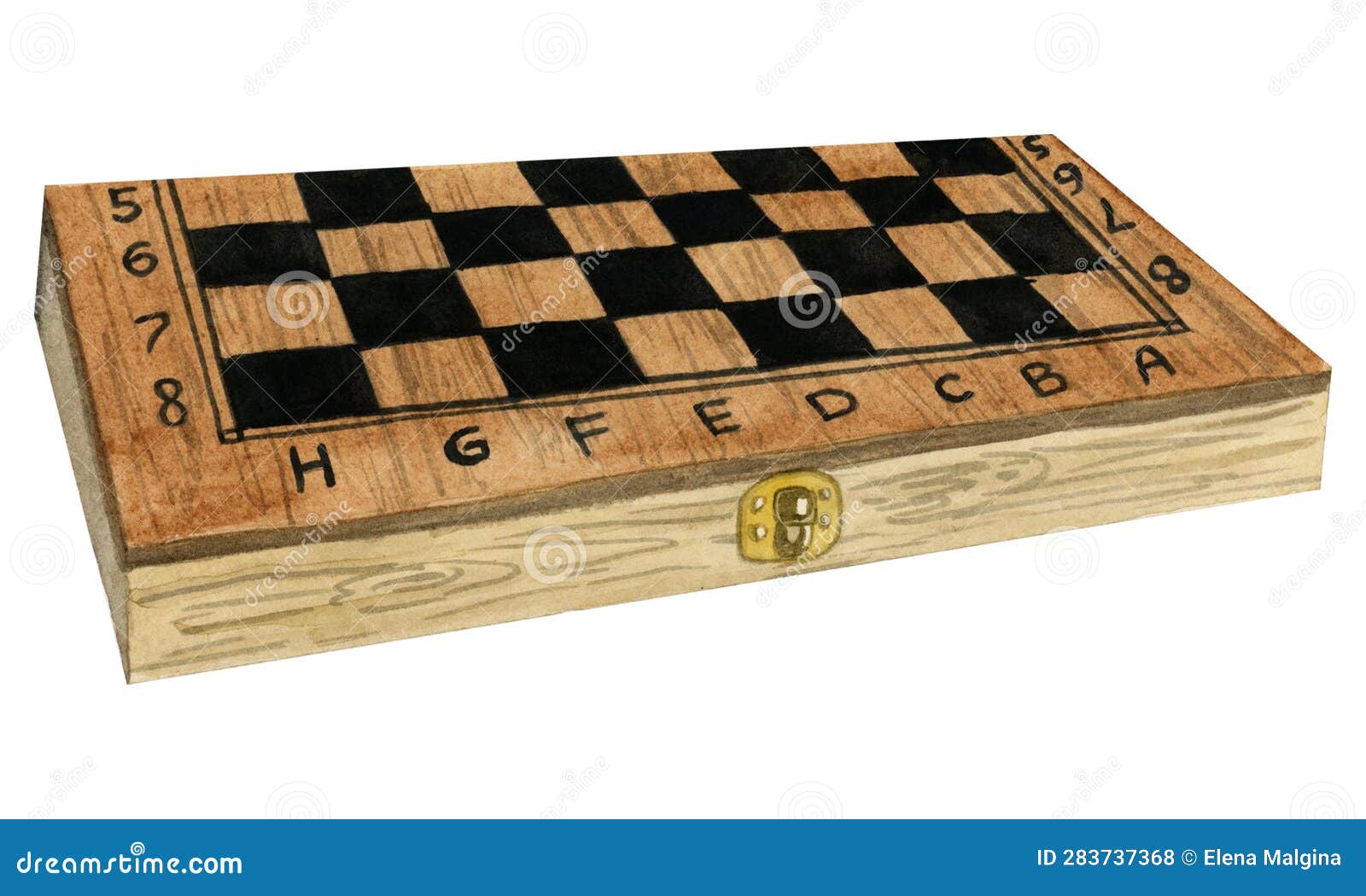 Chess Board Hand Drawing Vintage Style Black And White Clip Art Isolated On  White Background Stock Illustration - Download Image Now - iStock