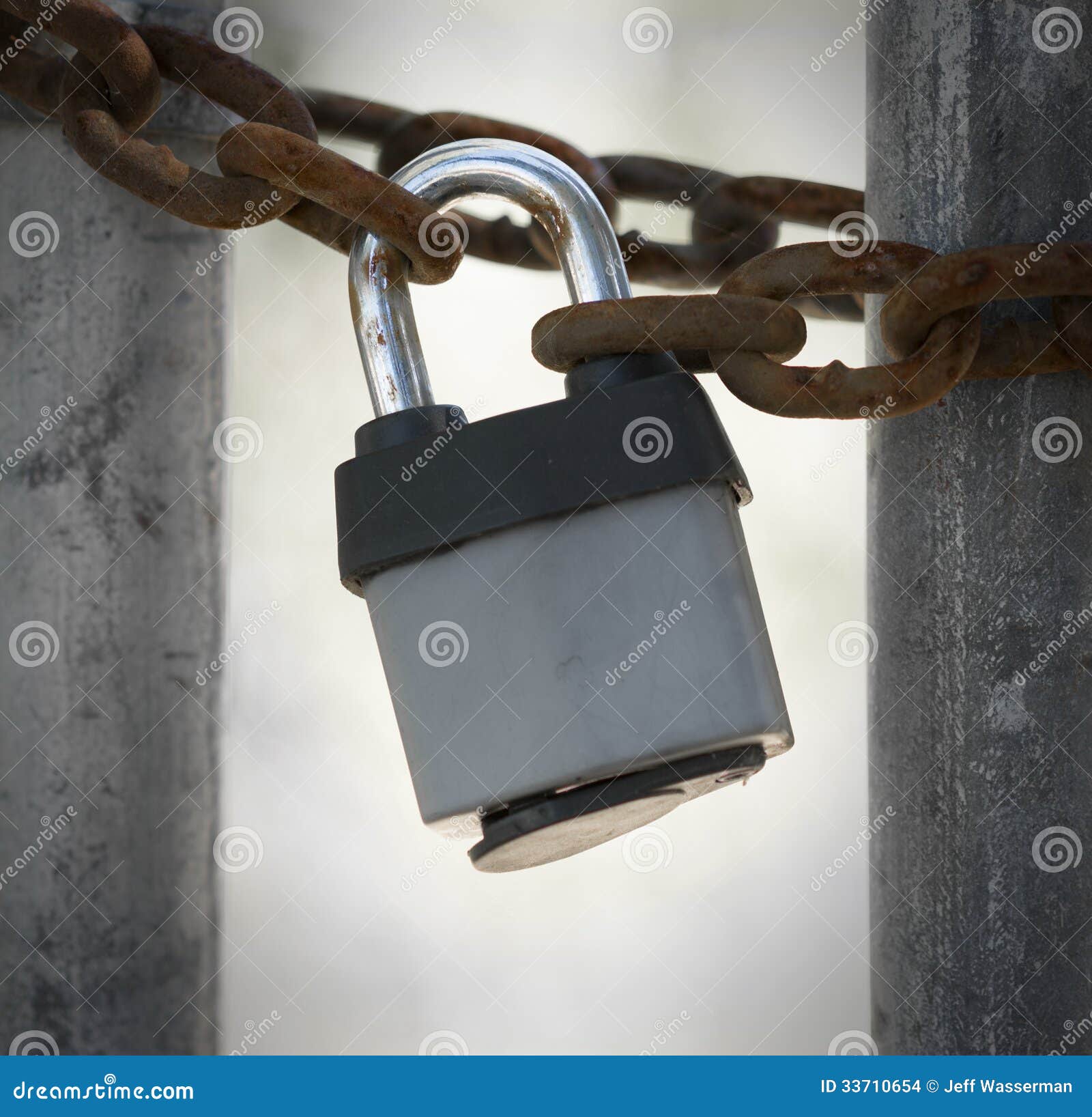 Closeup Abandoned Factory Locked Gate Stock Photo Image of prohibit