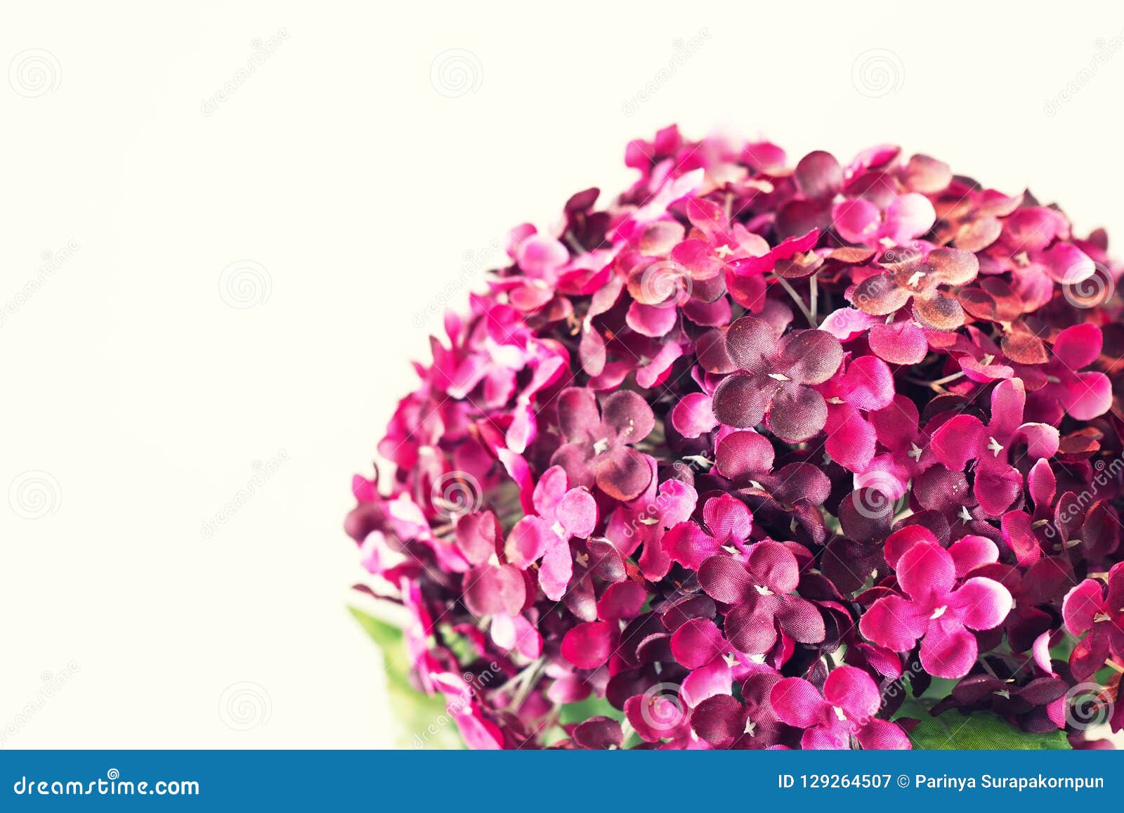 Closeup Artificial Flowers is for Interior Design. Stock Image Image