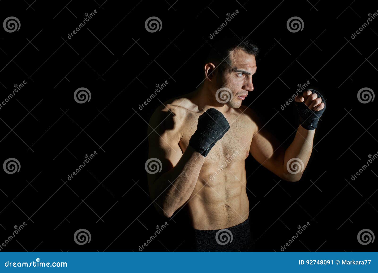 Closeup of an Athletic Boxer Body. Stock Image Image of fitness