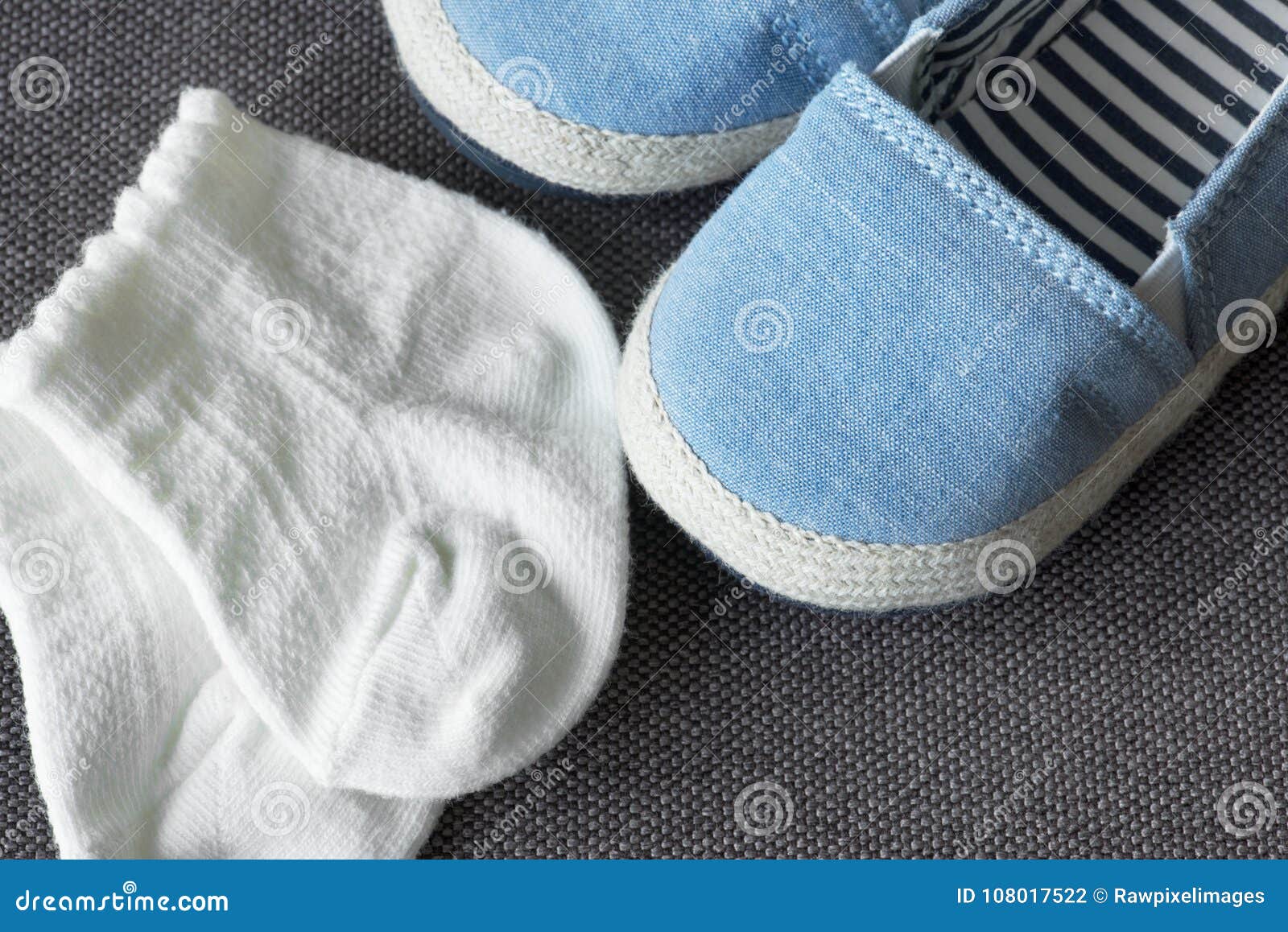 Closeup of Baby Shoes and Socks Stock Photo - Image of style, socks ...