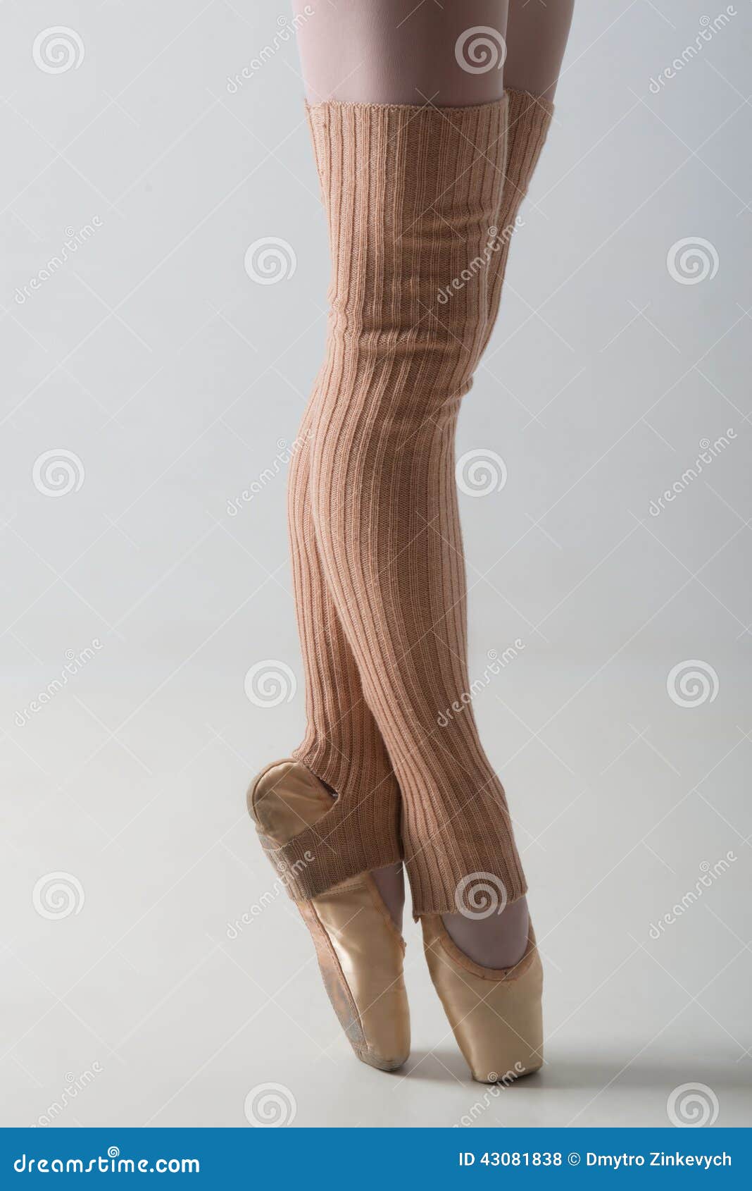 Closeup of Ballet Shoes Dancing in Pointe Stock Photo - Image of