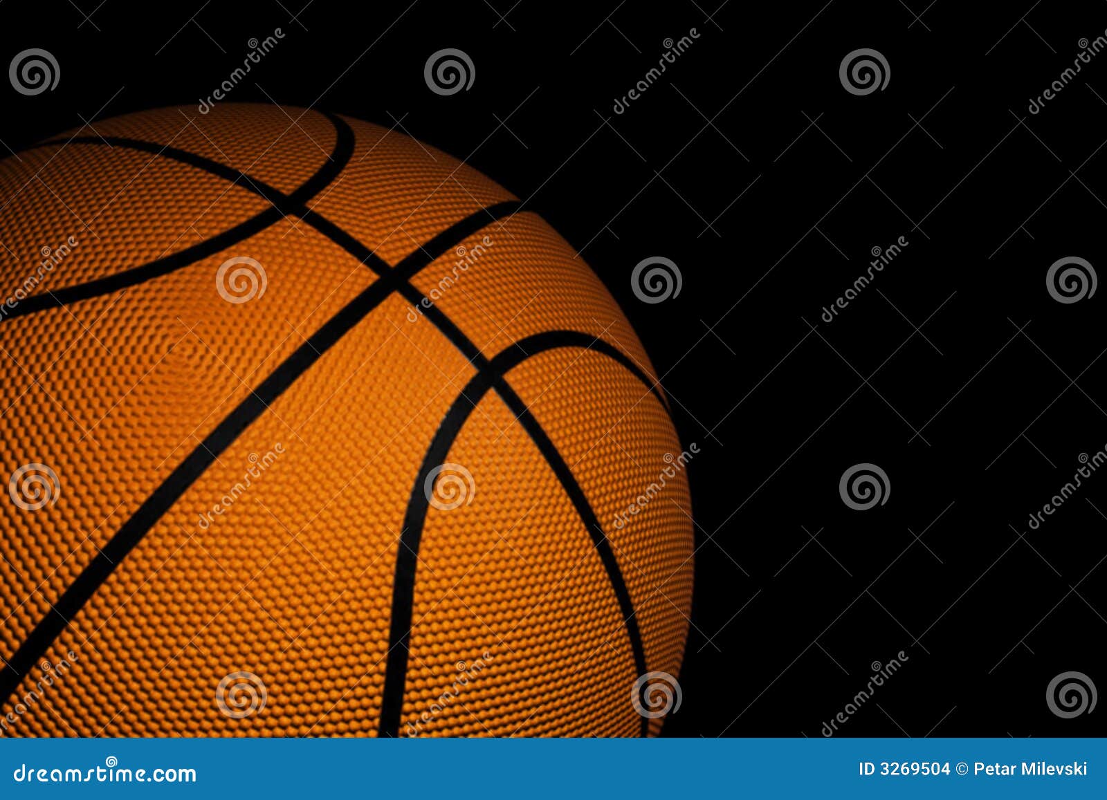 Closeup of basketball stock illustration. Illustration of inflated ...