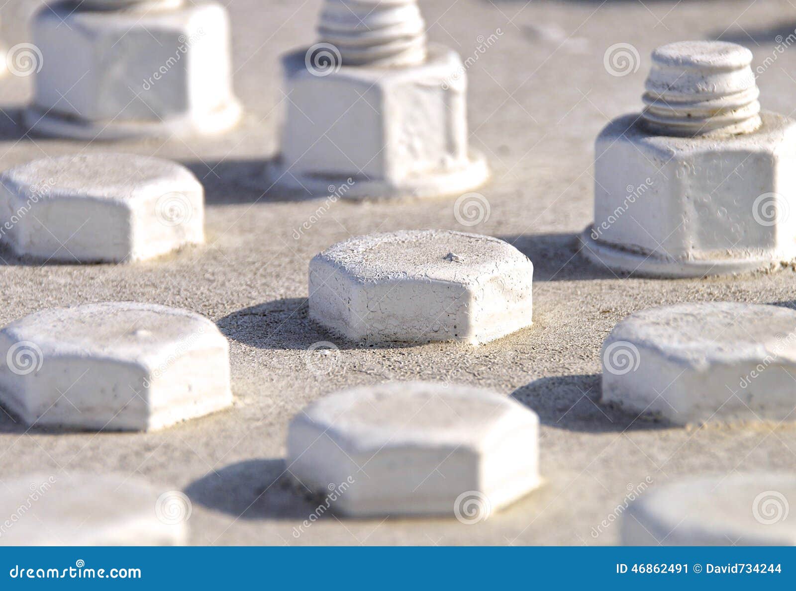 Closeup of Big Bolt and Nut Stock Image Image of people, large 46862491