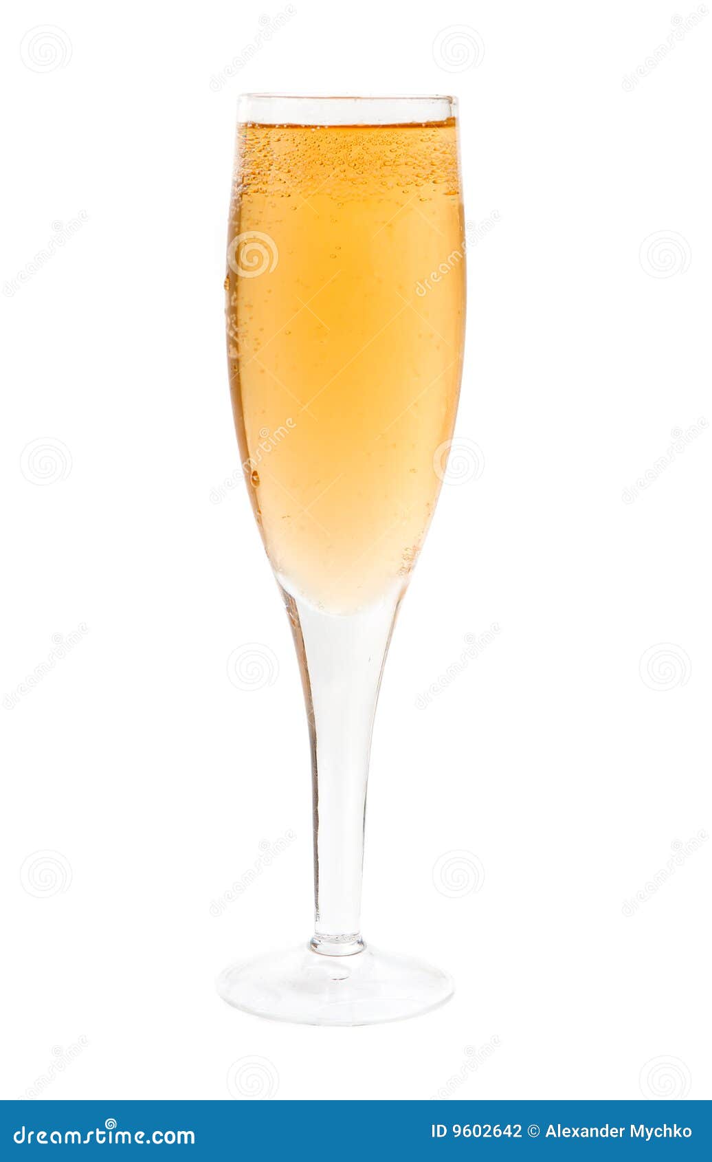 Closeup of Bubbles in a Glass of Champagne Stock Photo Image of