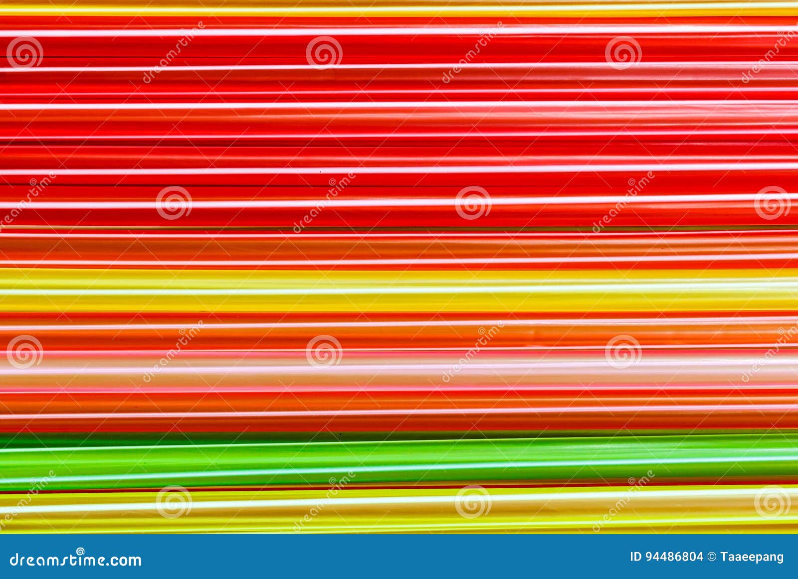 Closeup of Color Straws stock photo. Image of color, design 94486804